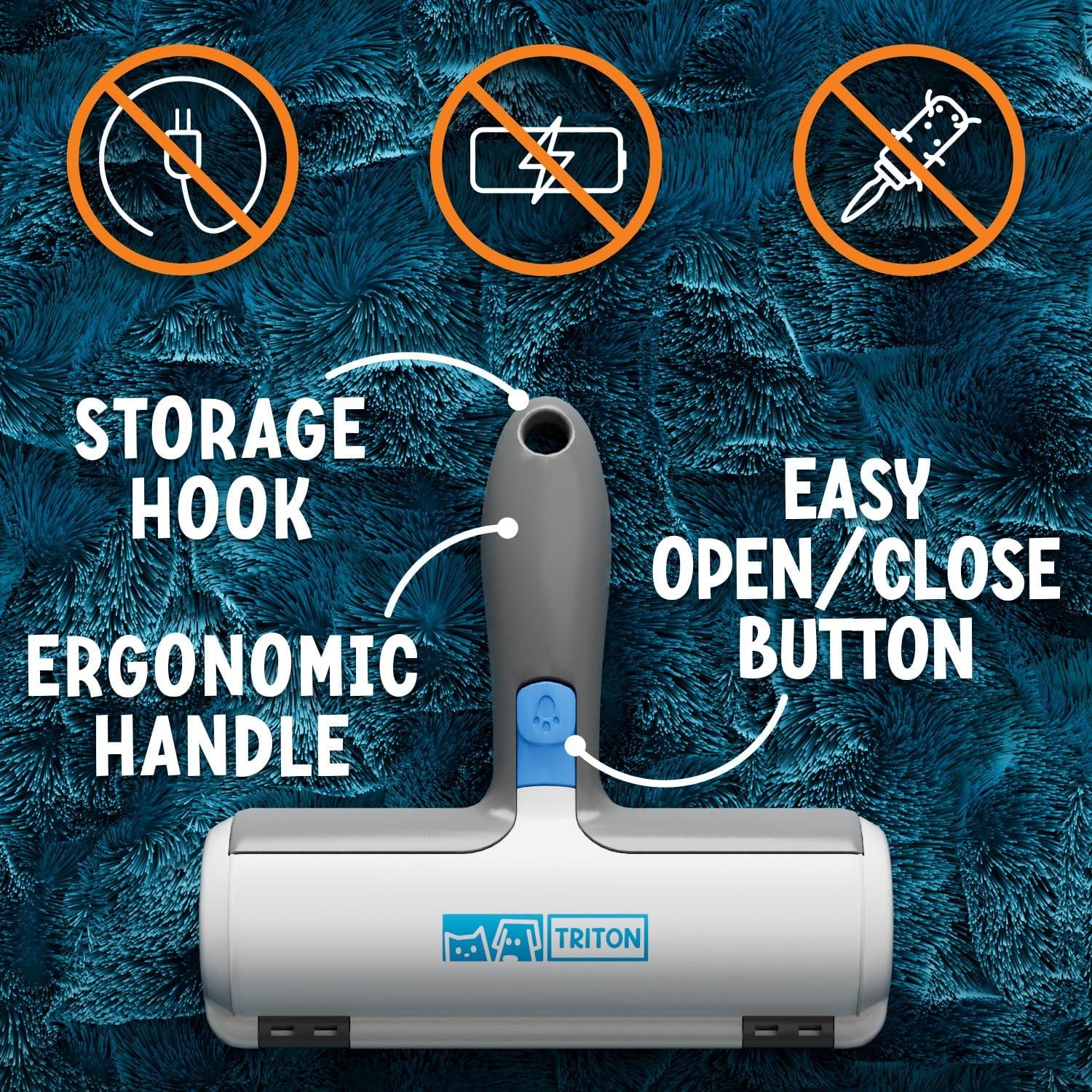 Removedor de Pelo de Mascota Triton - Rodillo Reutilizable