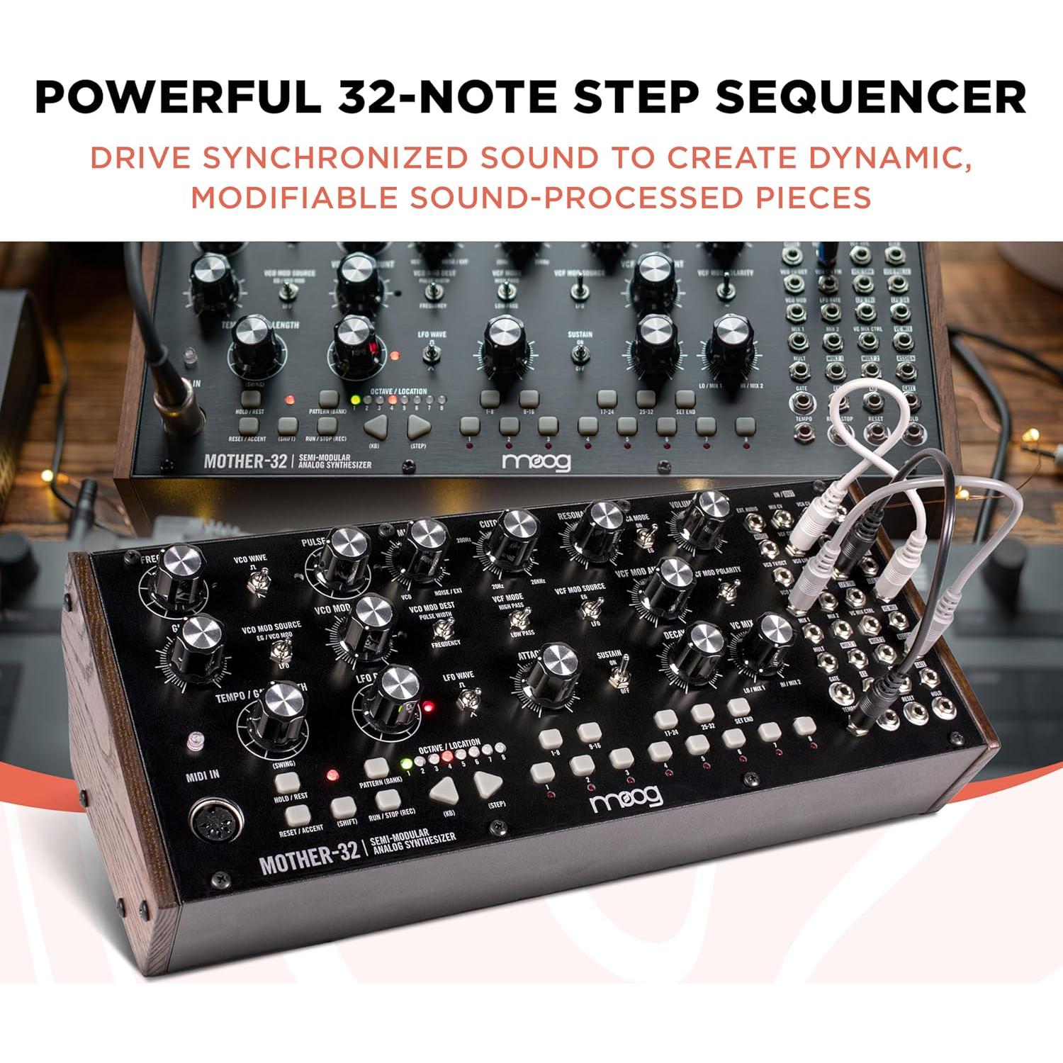 Sintetizador Analógico Moog Mother-32 Semi-Modular 1.58kg