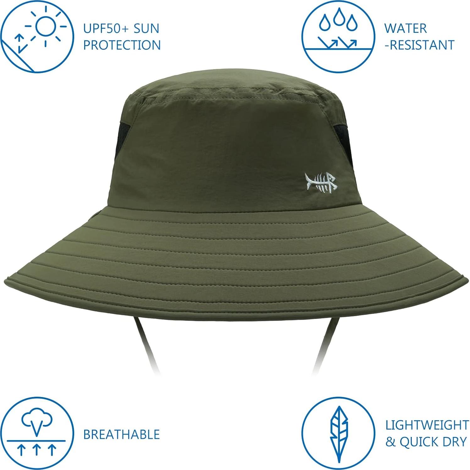 Sombrero de Sol BASSDASH UPF 50+ Transpirable Unisex Verde