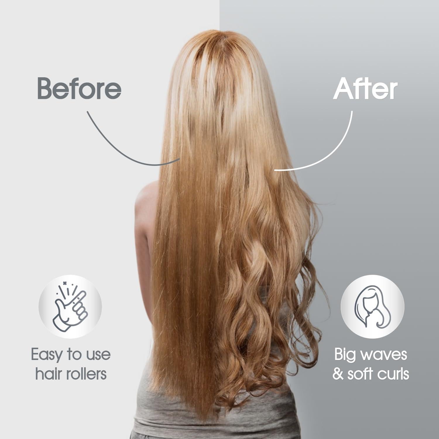 Juego de Rulos para Cabello xnicx 26 Piezas Cerámicos