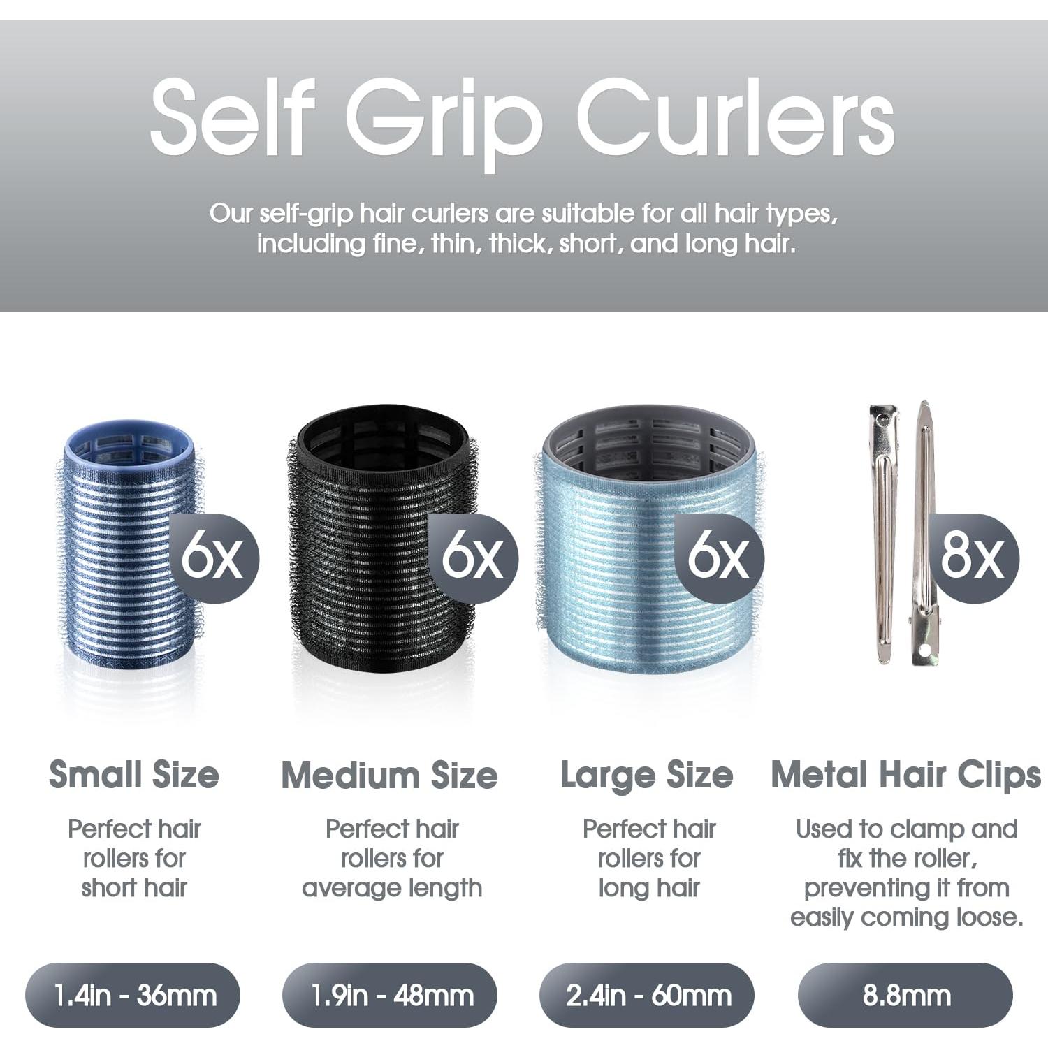 Juego de Rulos para Cabello xnicx 26 Piezas Cerámicos