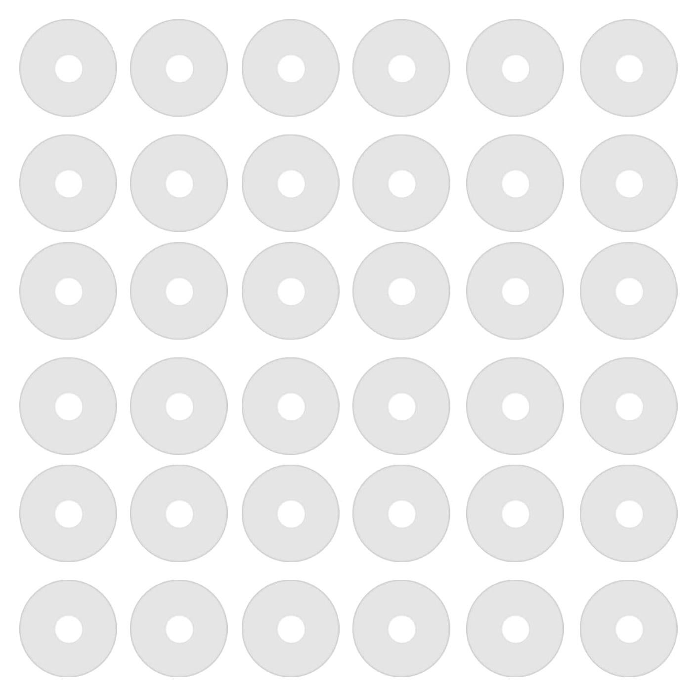 ZS 50 Piezas Discos de Silicona para Piercings 3/5/7 mm