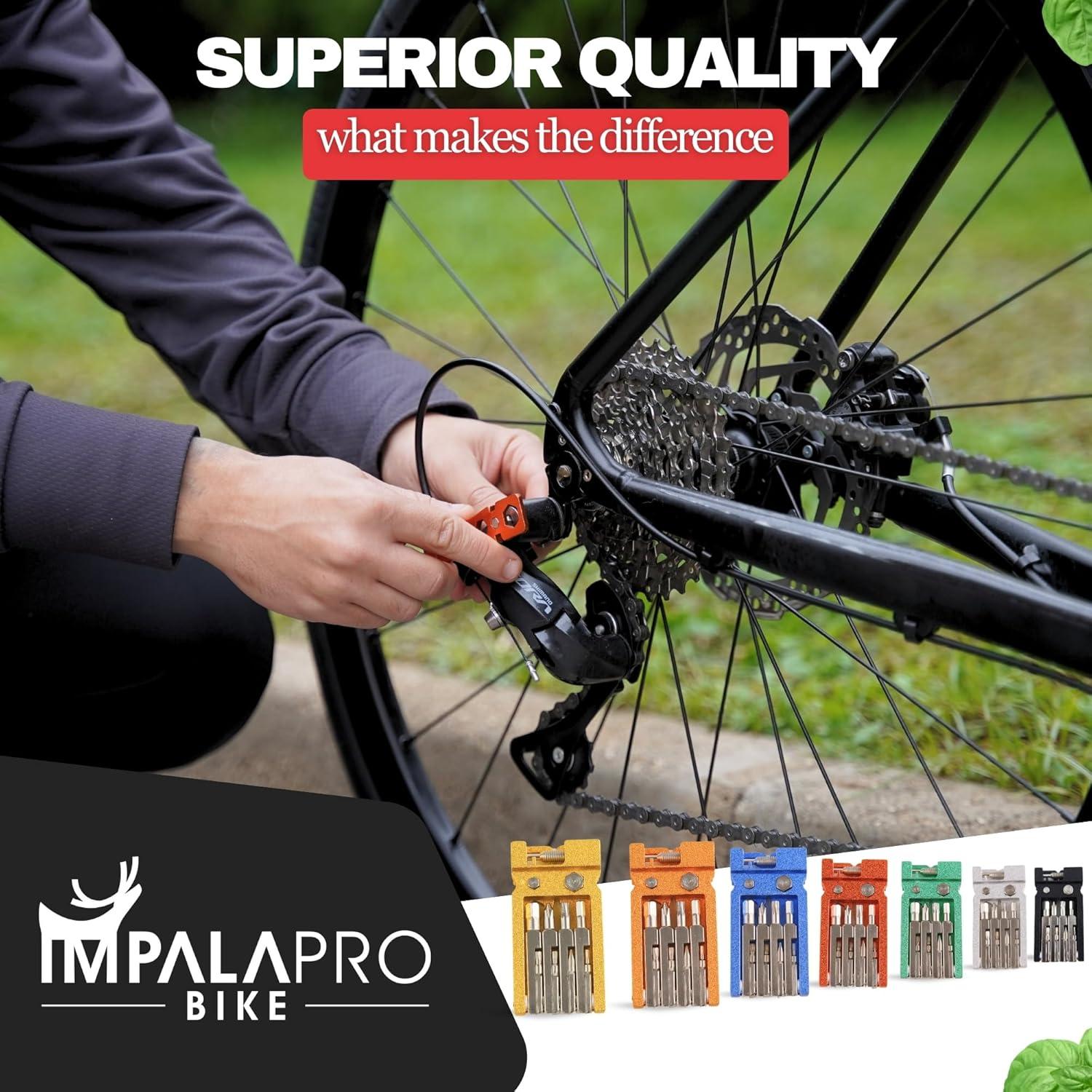 Kit de Herramientas para Bicicleta 20 en 1 IMPALAPRO Rojo