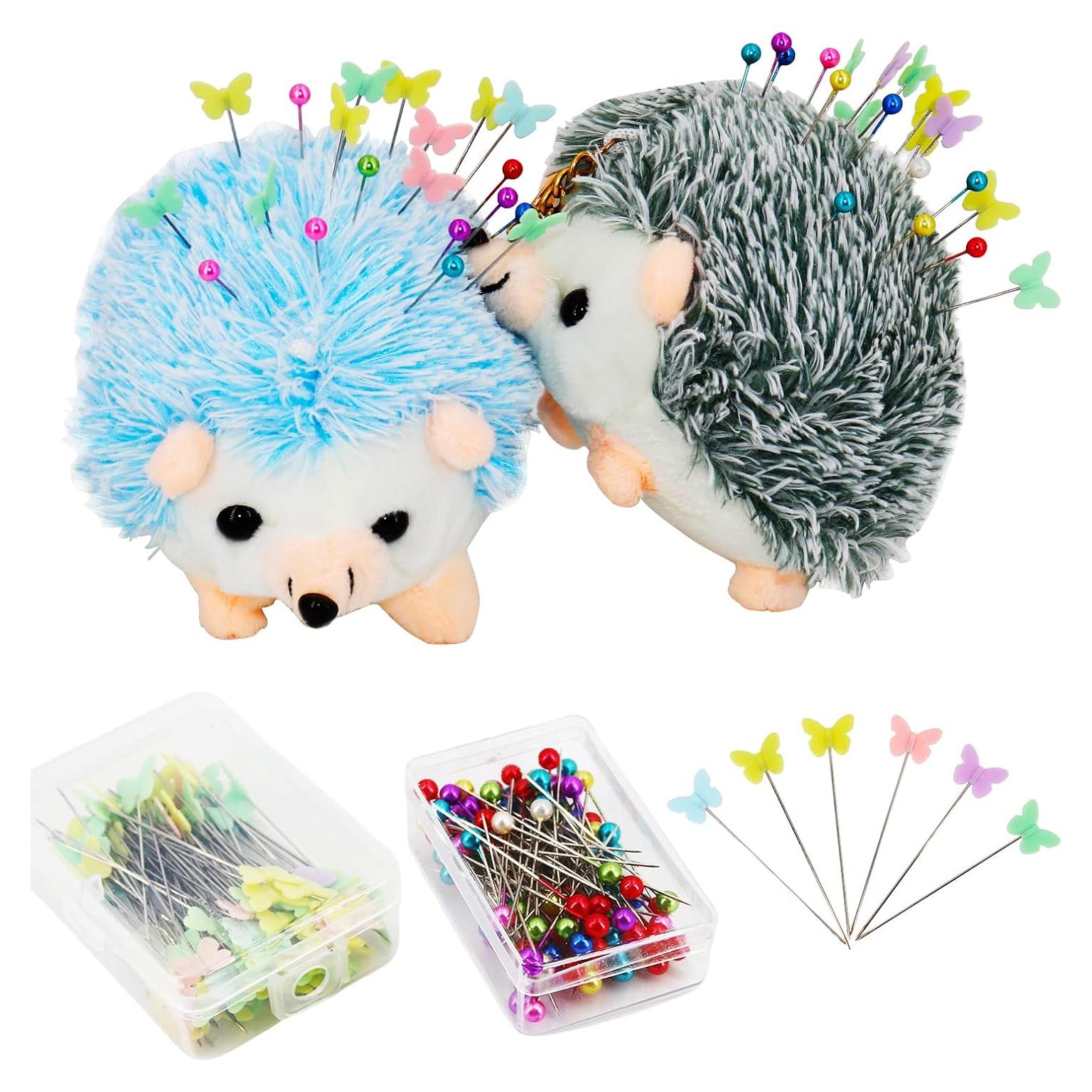 Set de 2 Almohadillas de Costura Erizo SolidGnik con 200 Alfileres
