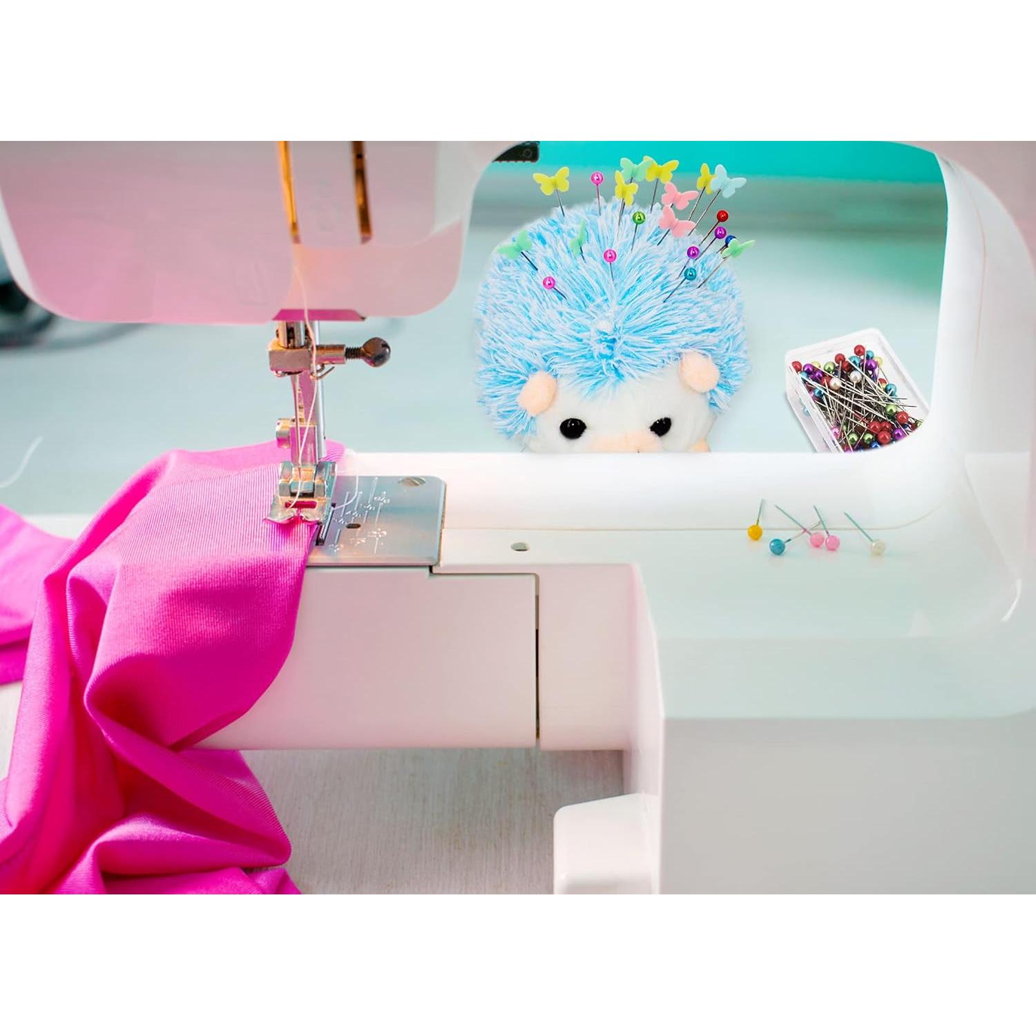 Set de 2 Almohadillas de Costura Erizo SolidGnik con 200 Alfileres