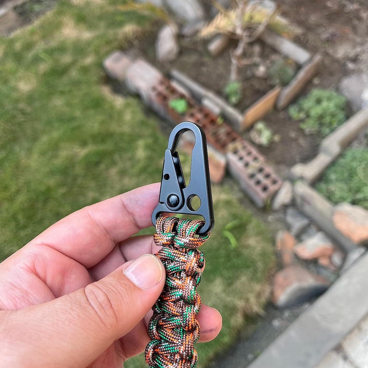 Ganchos de Sling TRIWONDER Boca Ampliada 12 Piezas Negro