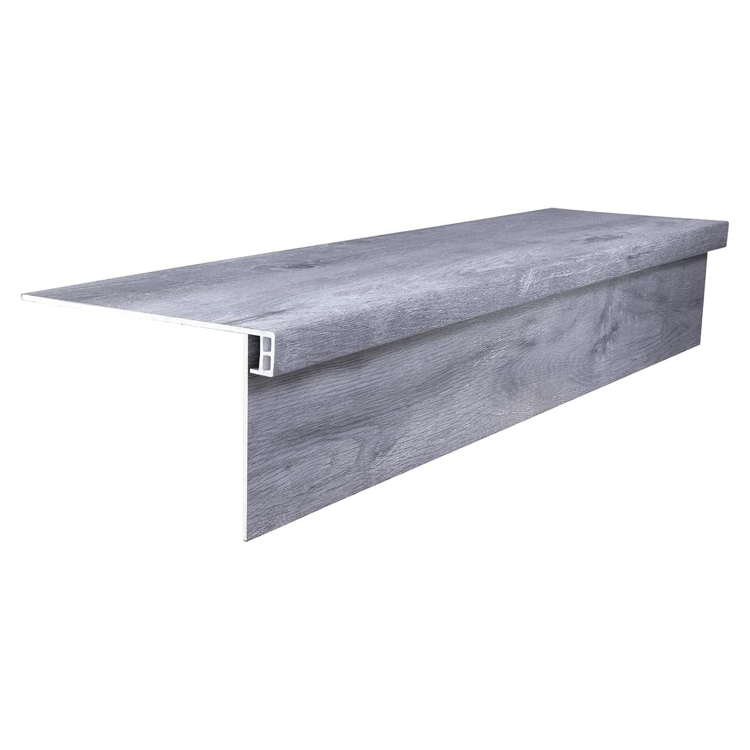 Combo Peldaño y Contrahuella Vinilo Lucida Surfaces Andesita