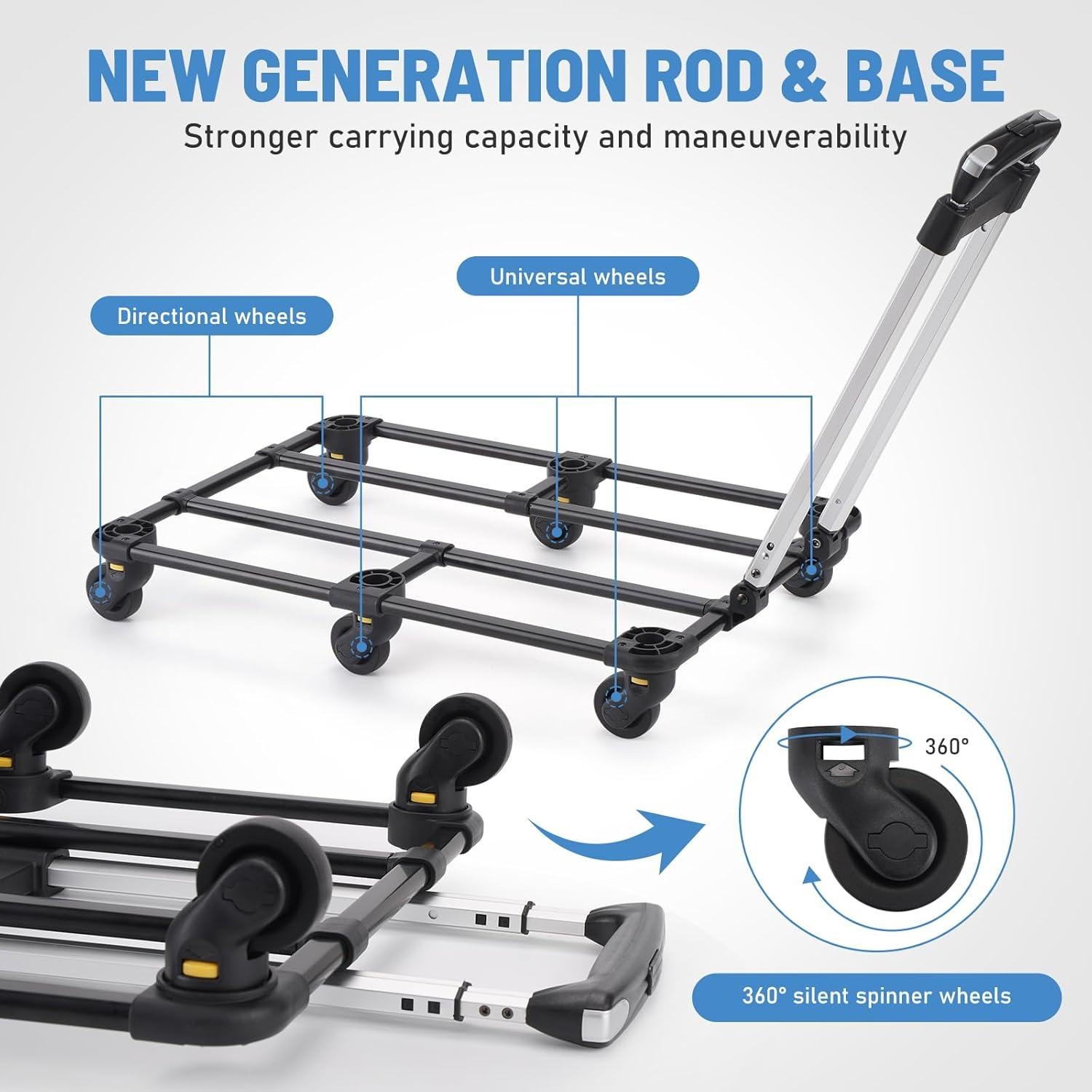 Transportín Doble Extra Grande HOVONO para Mascotas 18 Kg Gris