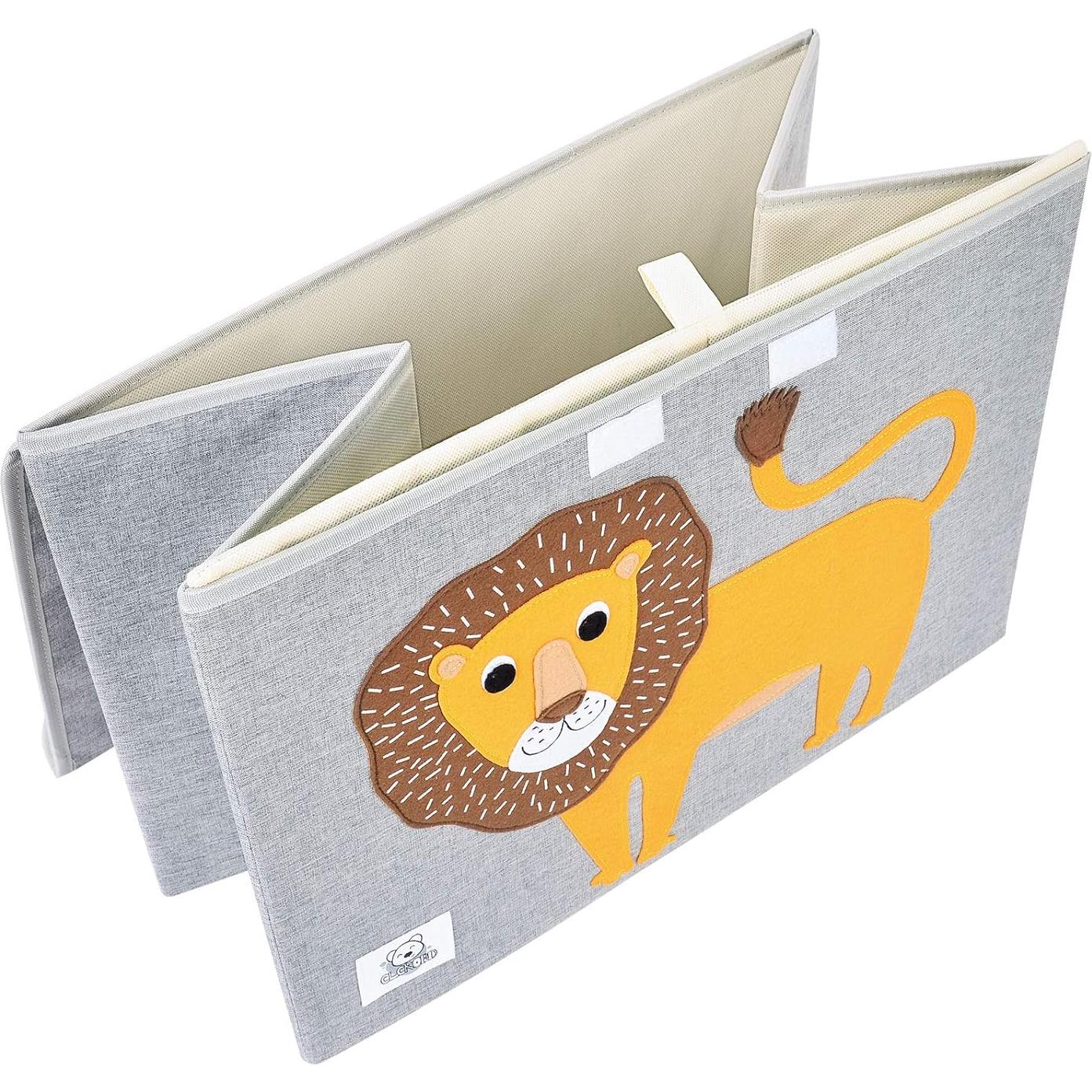 Cofre de Juguetes Plegable CLCROBD Oso 68.5L 53.3x36.1cm