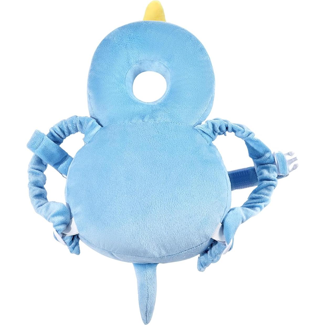 Protector de Espalda para Bebés BW001 Dinosaurio Azul Ajustable