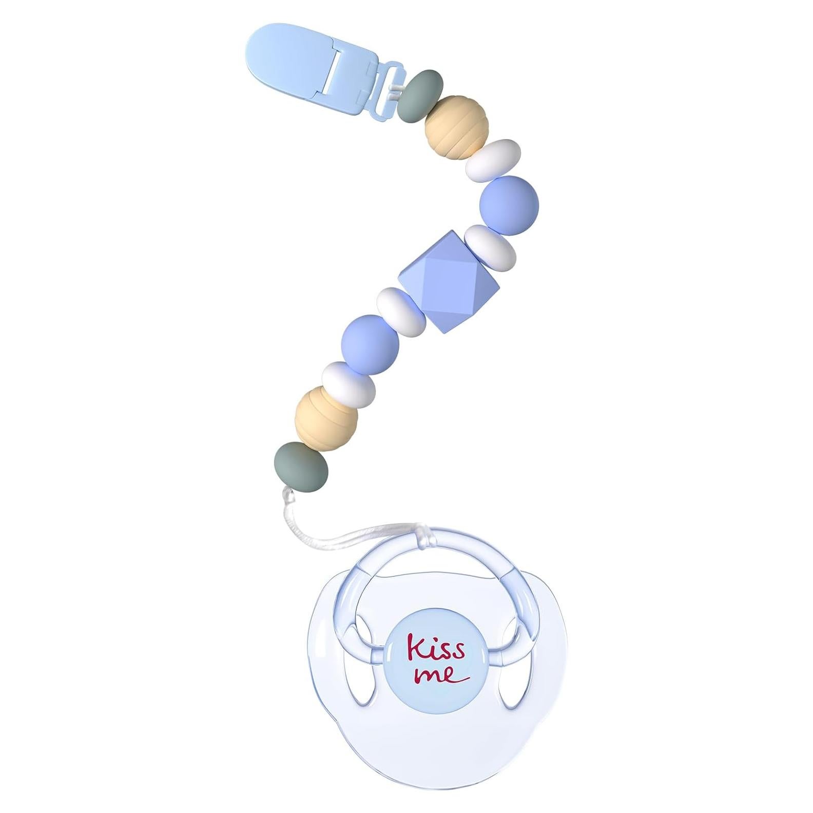 Juego de Clips de Chupete Magnético Aori para Muñecas Reborn - Azul