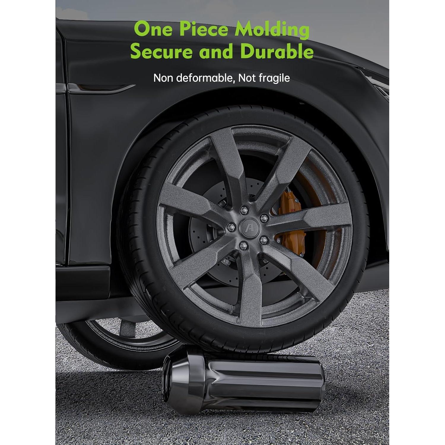 Tuercas de Rueda 9/16-18 AUTOPTIM 32PCS Hexágono Negro