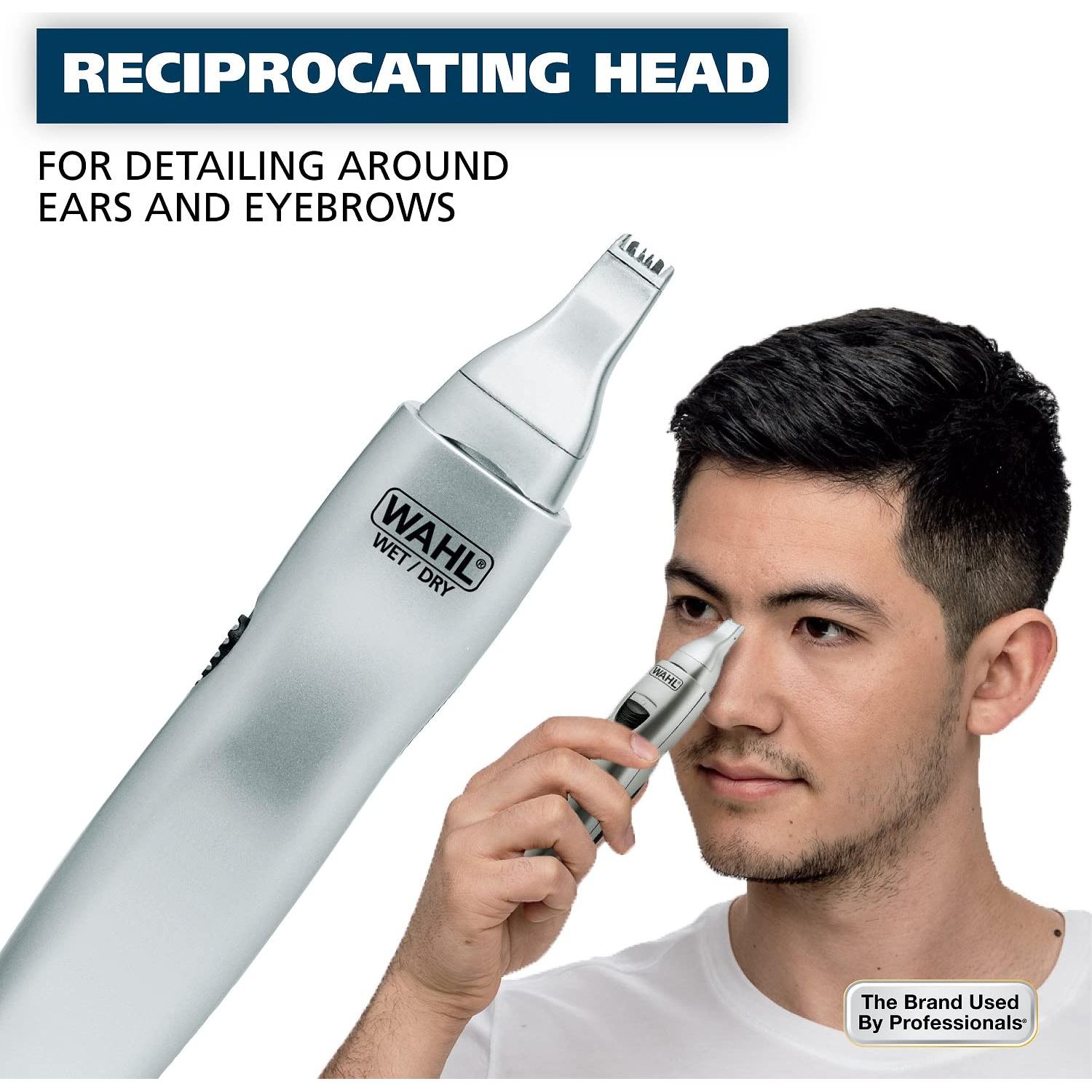 Recortador de Vello Nasal Wahl 5545-400 3 en 1 Batería AA