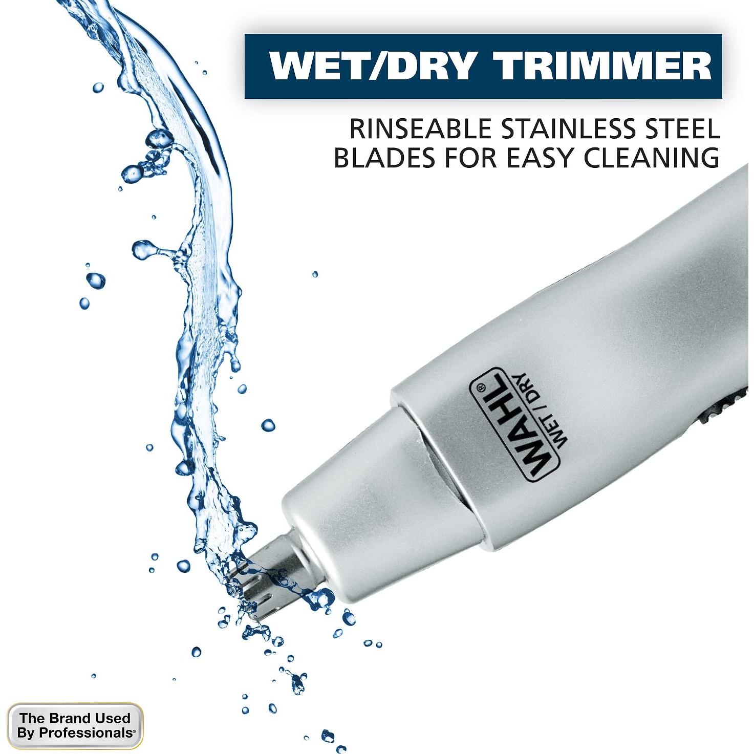 Recortador de Vello Nasal Wahl 5545-400 3 en 1 Batería AA