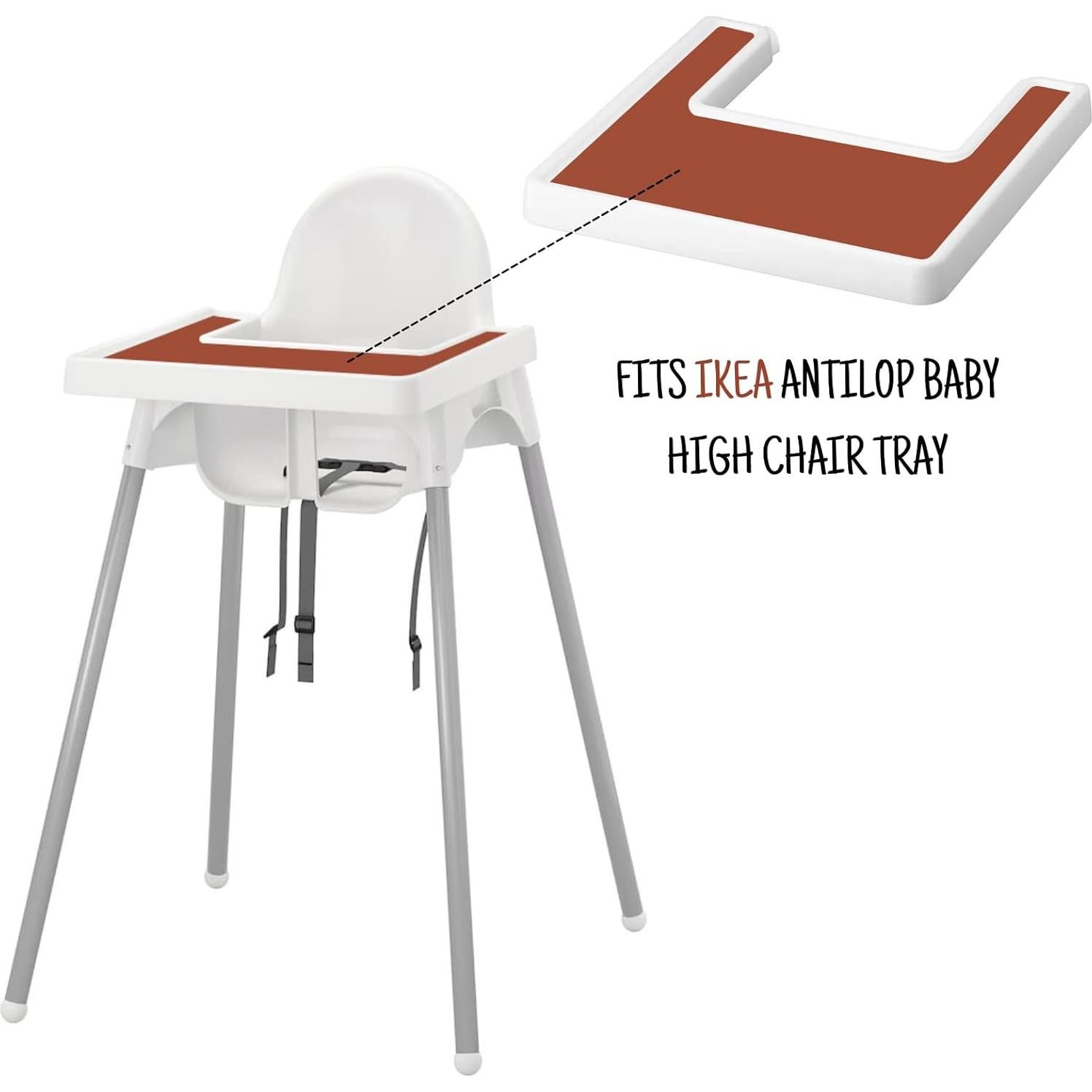 Mantelito de Silicona Mintlyfe para Silla Alta IKEA Antilop - Arcilla