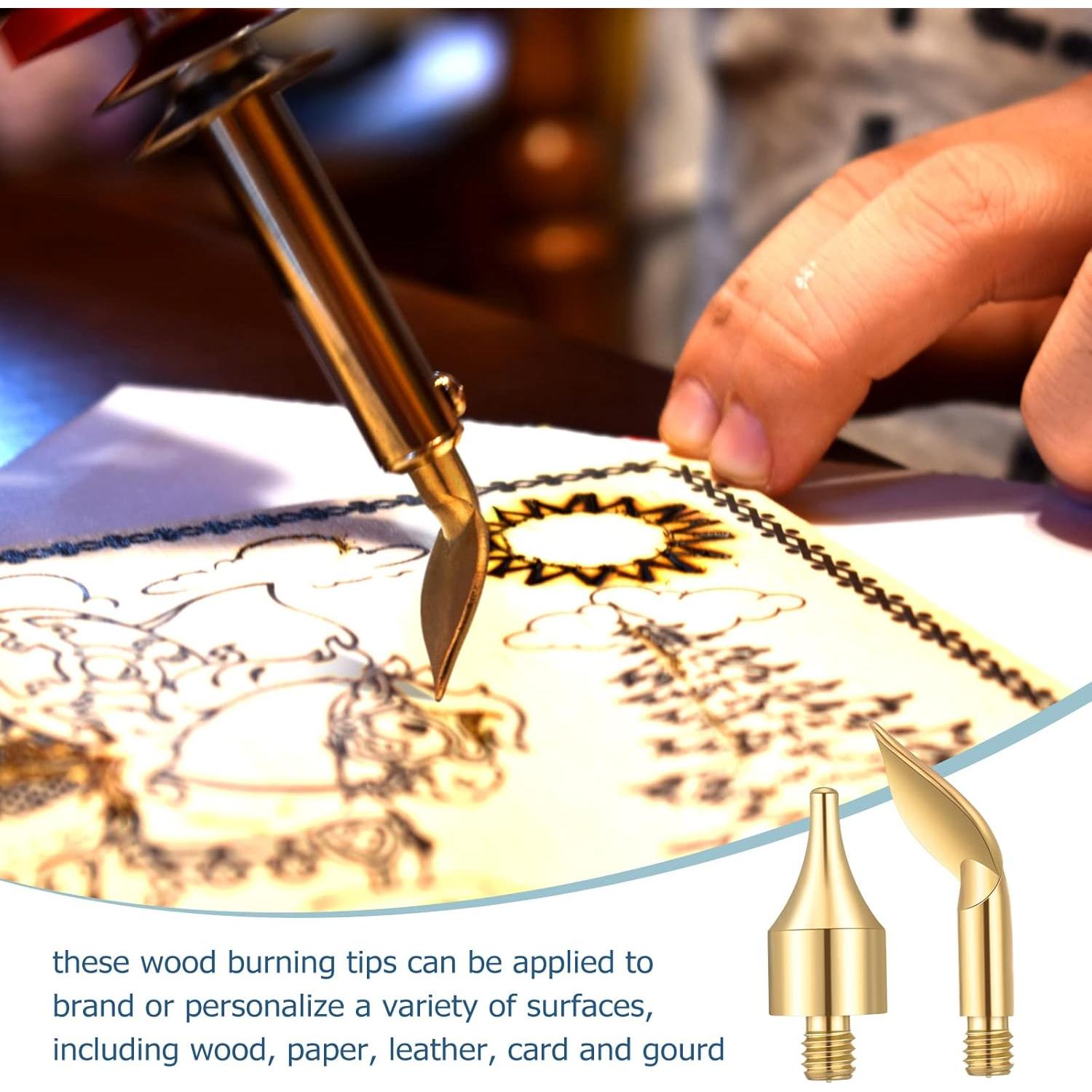 Kit de 43 Piezas Puntas para Quemado de Madera Lothee