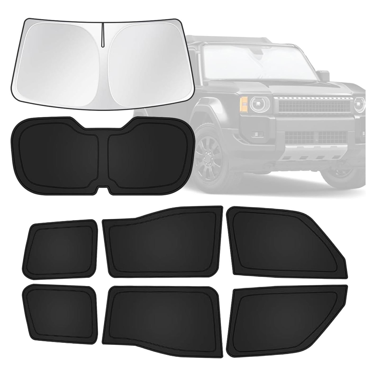 Sombrillas JASVIC para Toyota Land Cruiser250 2024-2025, 8 Piezas