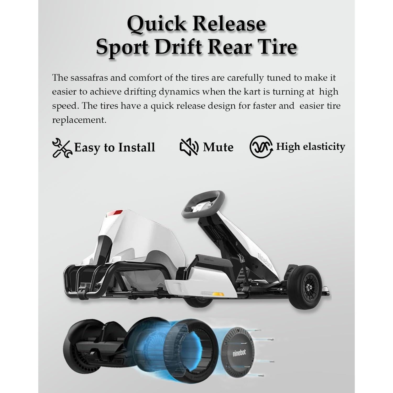 2 Neumáticos 10x2.75 Felixstory para Gokart S MAX y PRO