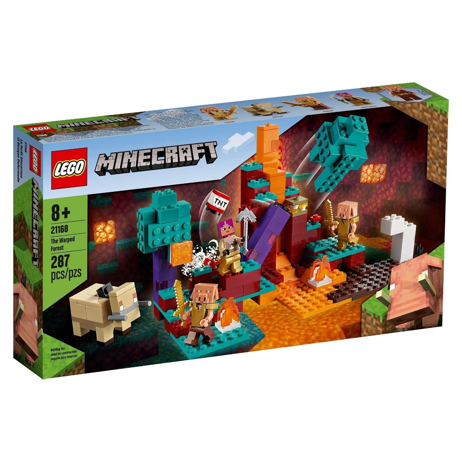LEGO Minecraft El Bosque Deformado 21168 - 287 Piezas