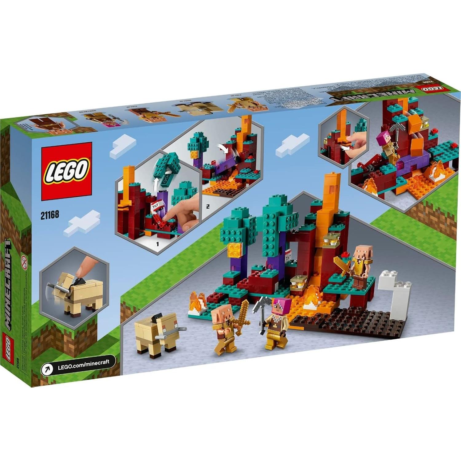 LEGO Minecraft El Bosque Deformado 21168 - 287 Piezas