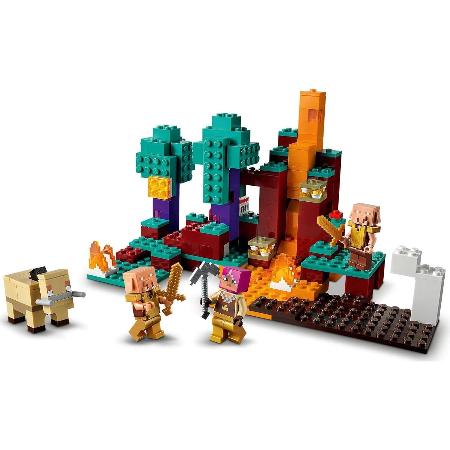 LEGO Minecraft El Bosque Deformado 21168 - 287 Piezas