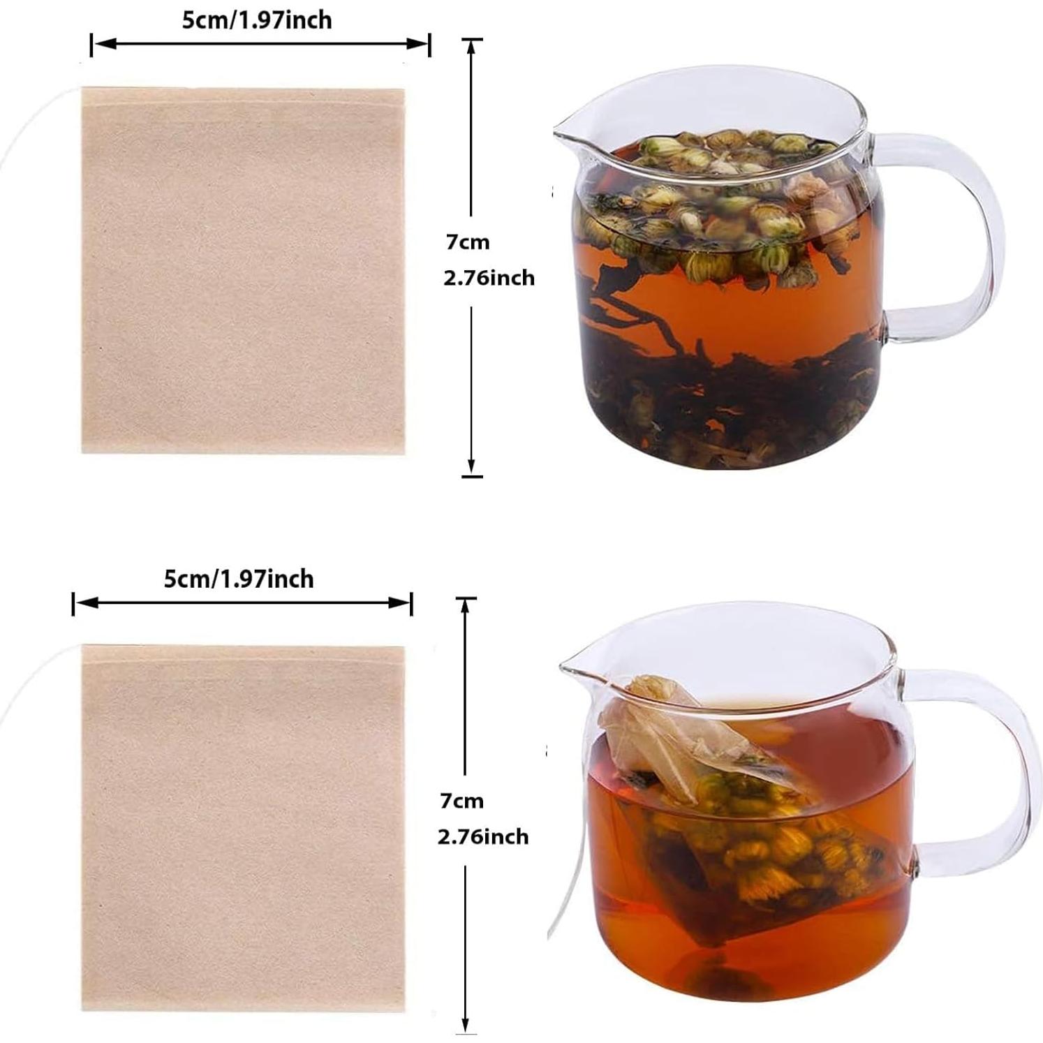 Bolsas de Filtro de Té Shelling Home 100 Pcs 5x7cm Madera