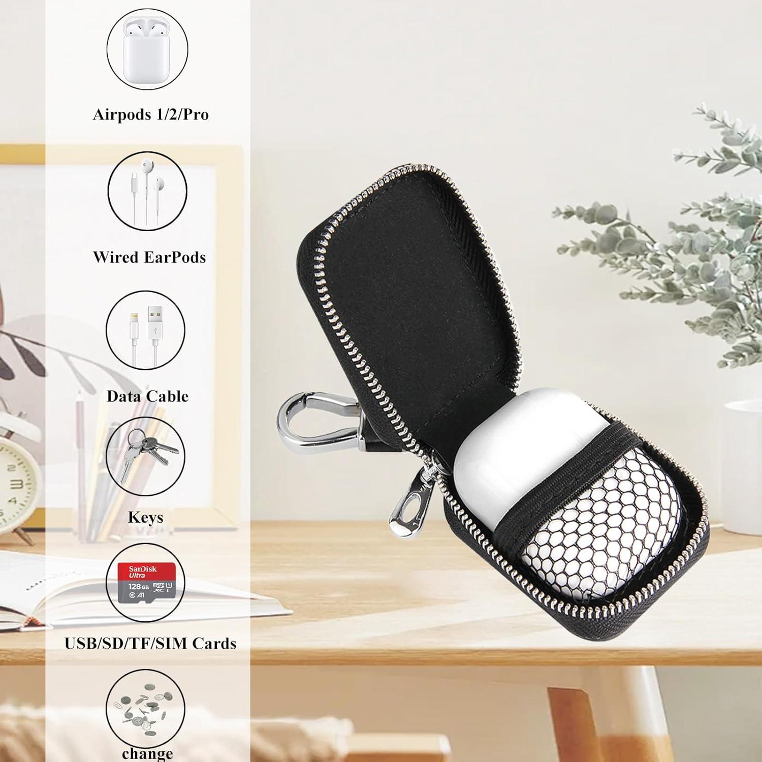 Funda para Auriculares Inalámbricos Genérico Negra Compacta