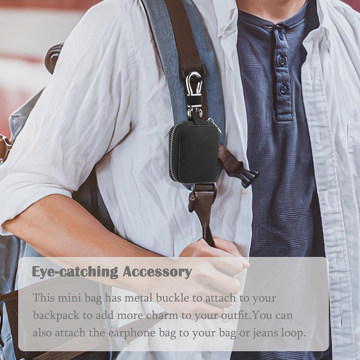 Funda para Auriculares Inalámbricos Genérico Negra Compacta