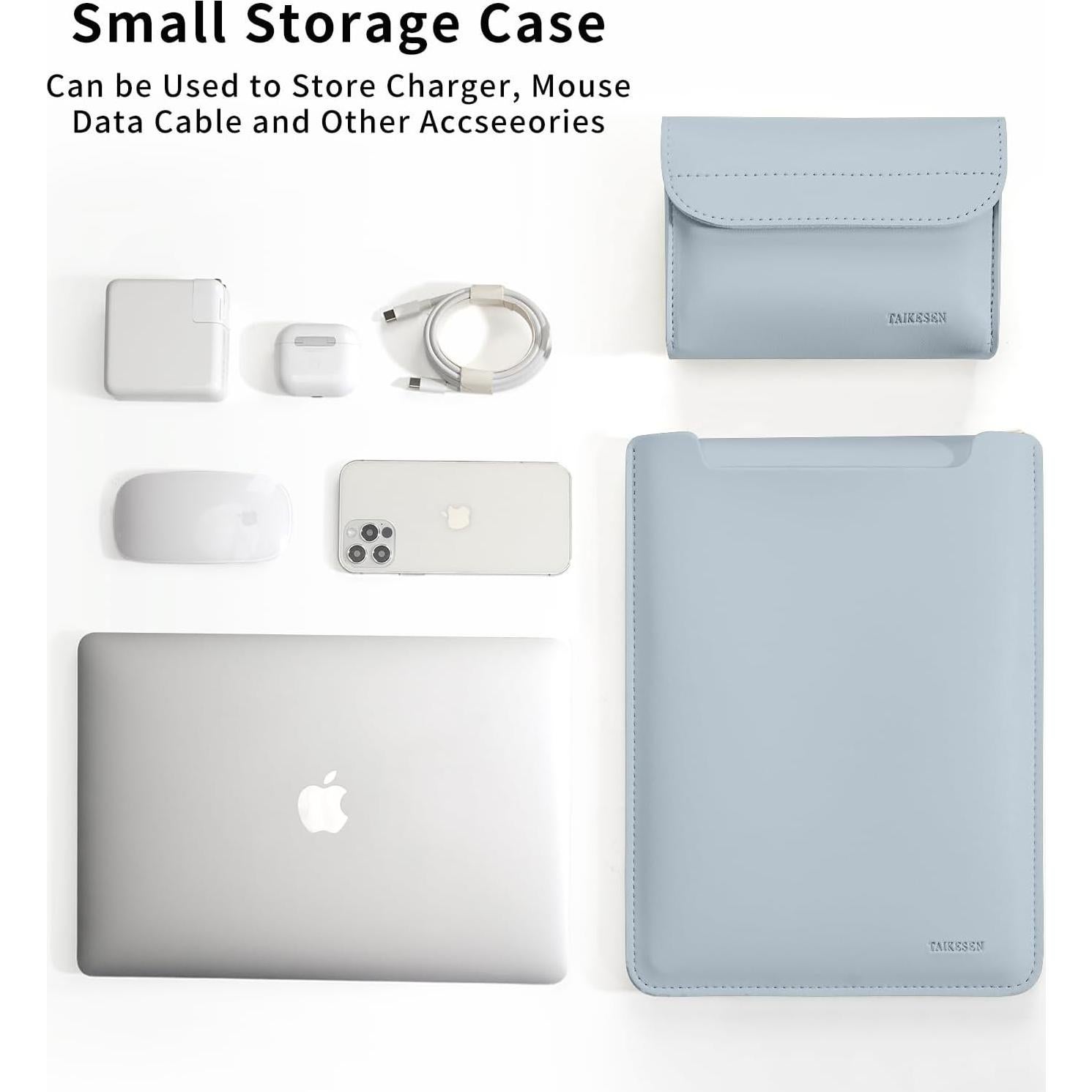 Funda para Laptop TAIKESEN Azul 12-13.3" PU Impermeable