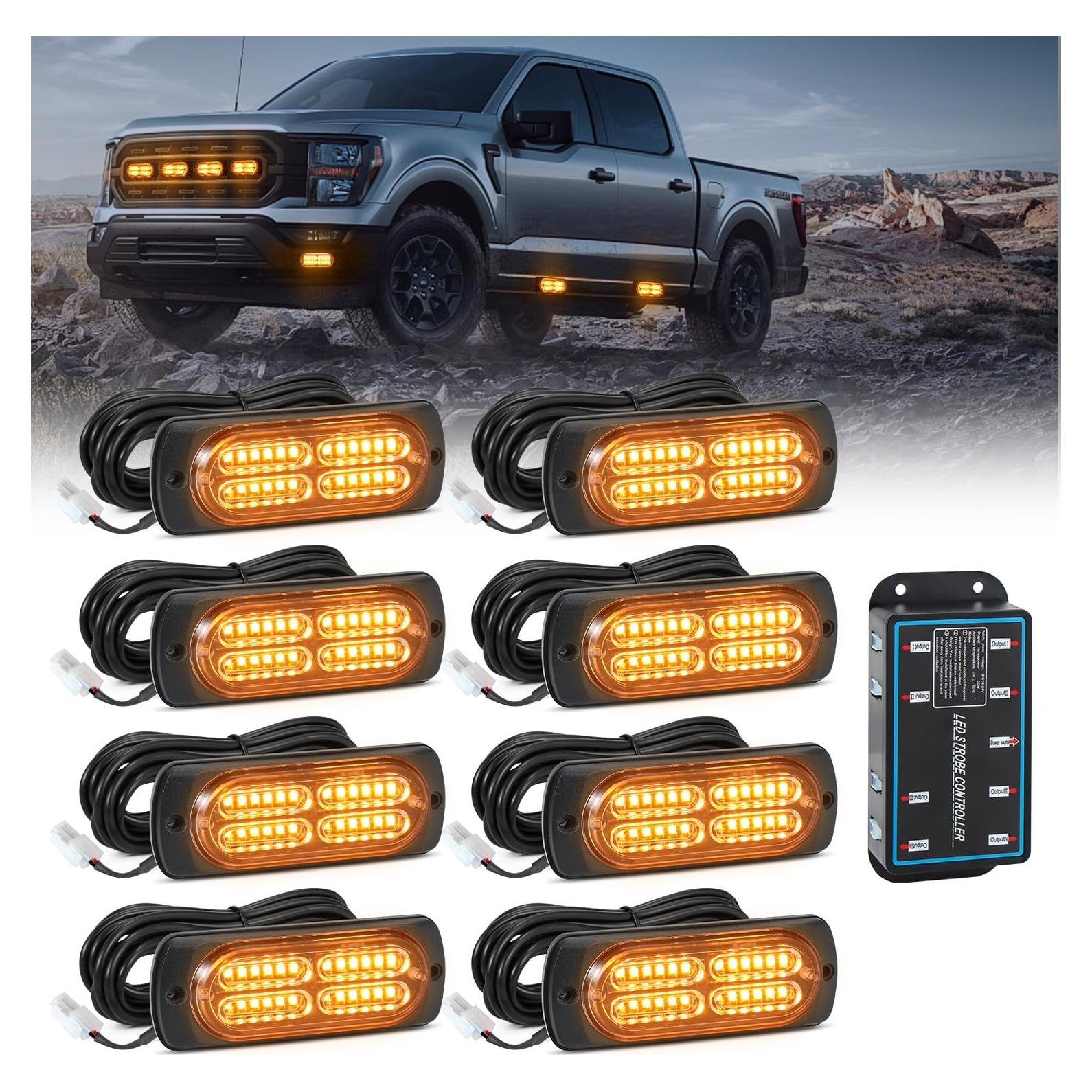 Luces Estroboscópicas de Emergencia AnTom AT-00824ZW-A 24 LED