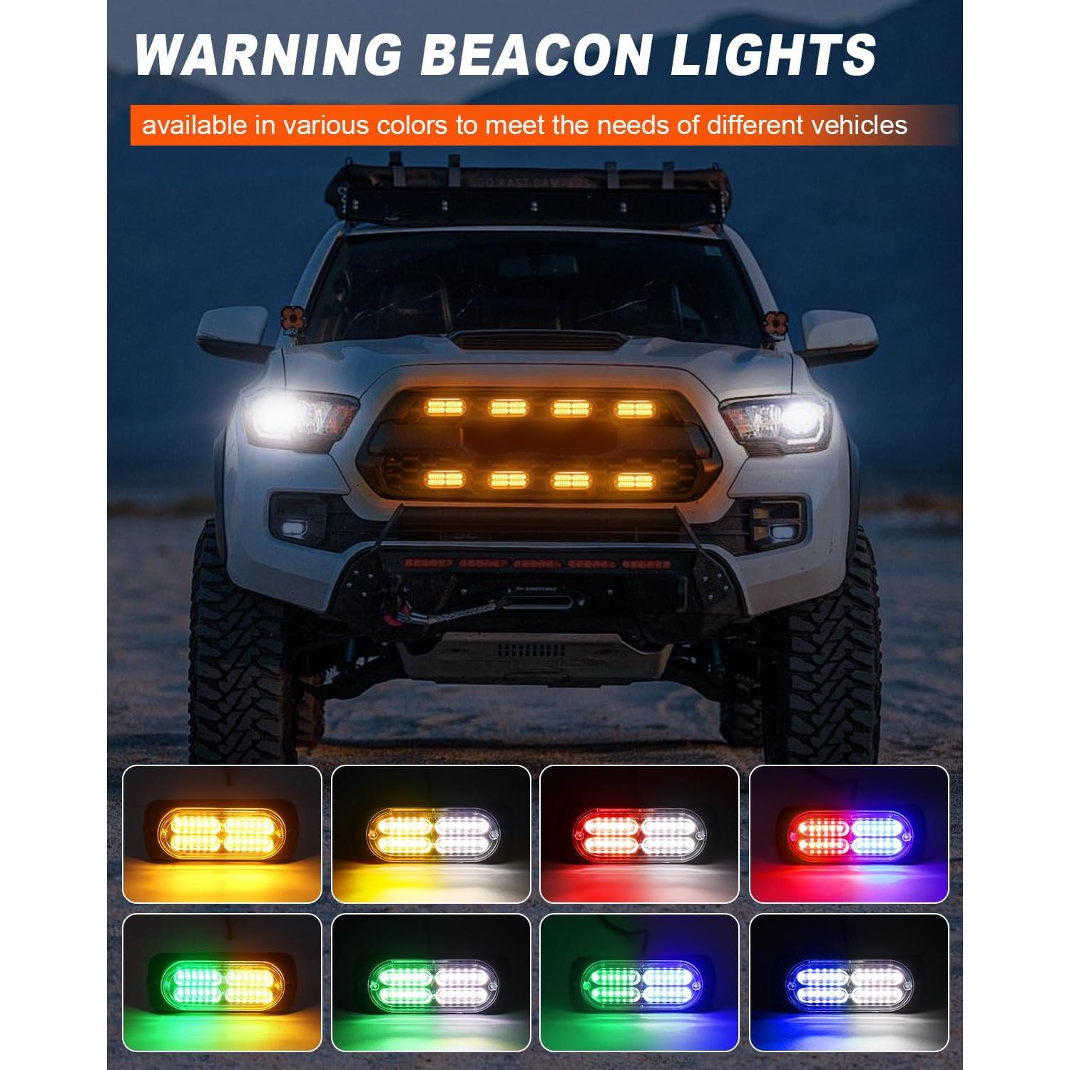 Luces Estroboscópicas de Emergencia AnTom AT-00824ZW-A 24 LED