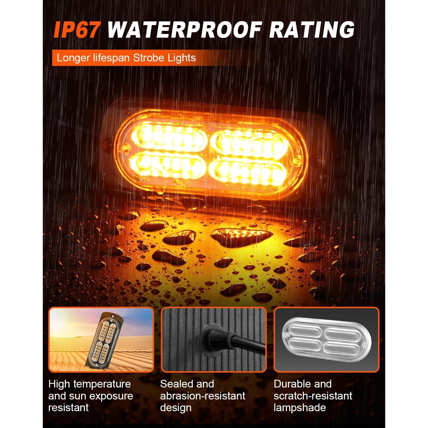 Luces Estroboscópicas de Emergencia AnTom AT-00824ZW-A 24 LED