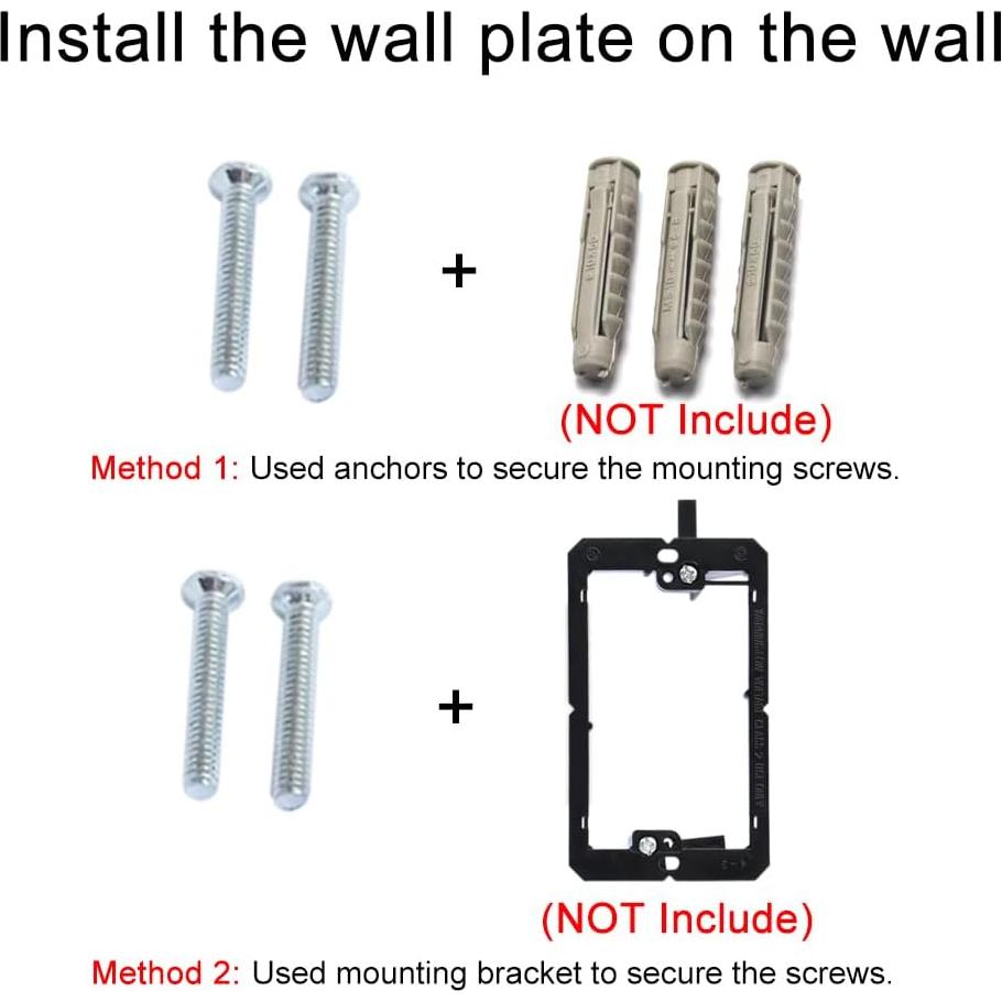 Placa de Pared Ethernet Hembra a Hembra BUPLDET CAT6 Blanca