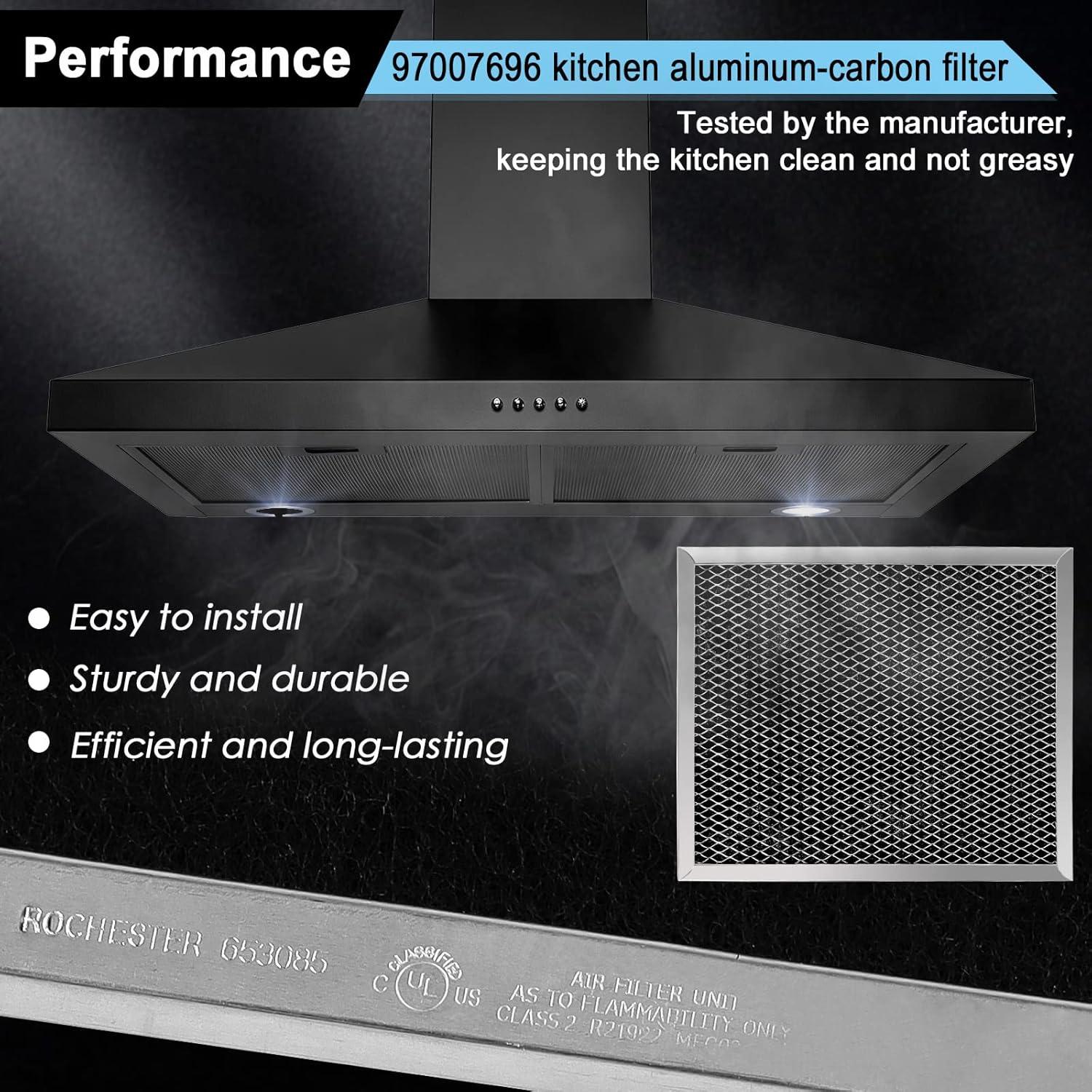 Filtro de Grasa Fetechmate 97007696 para Campana Extractora 22.2x26.7cm