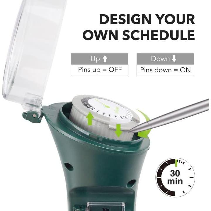 Temporizador Mecánico Exterior BN-LINK 6 Salidas 1875W 1.83m