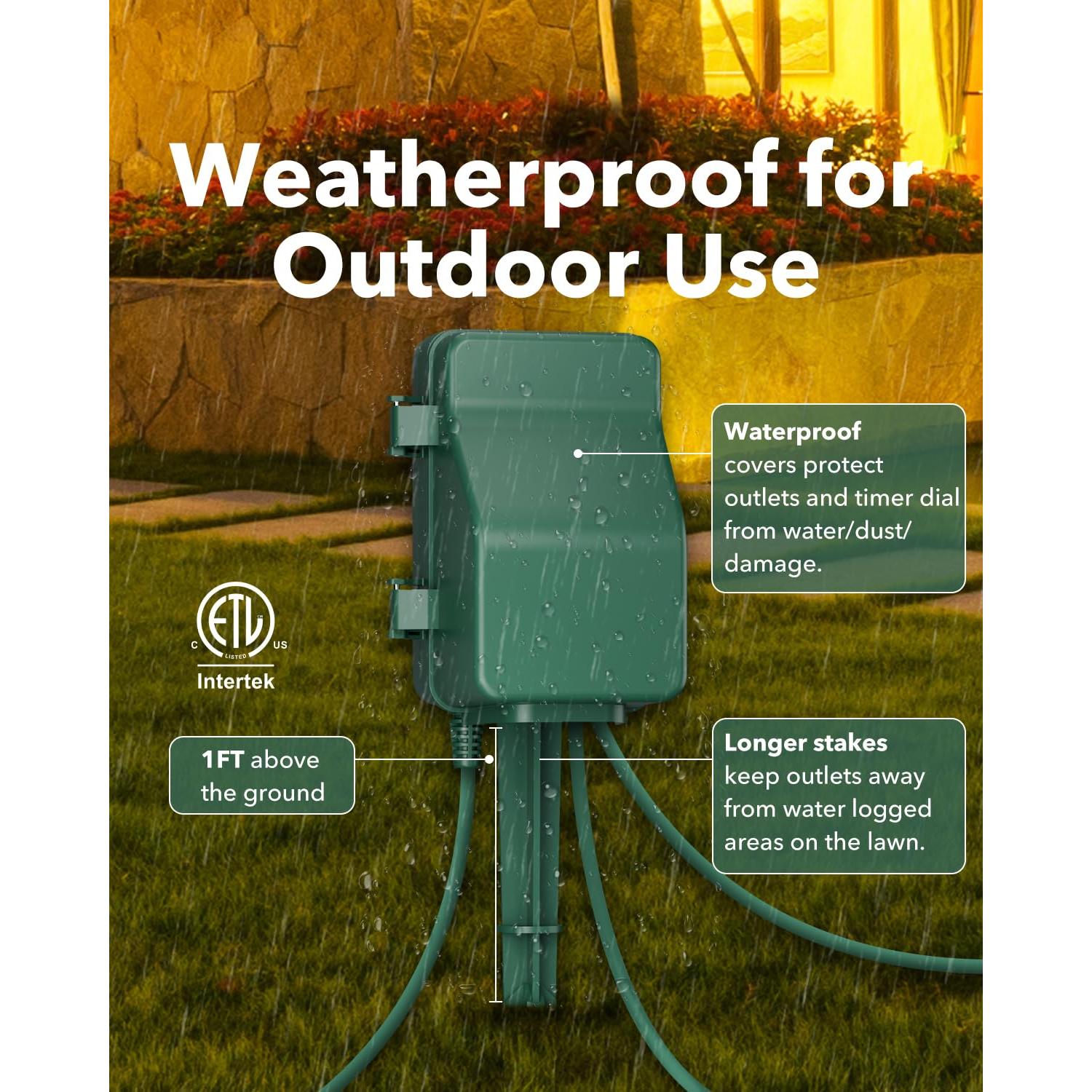 Temporizador Digital Exterior BN-LINK BNC-U3S 6 Salidas 1.83m