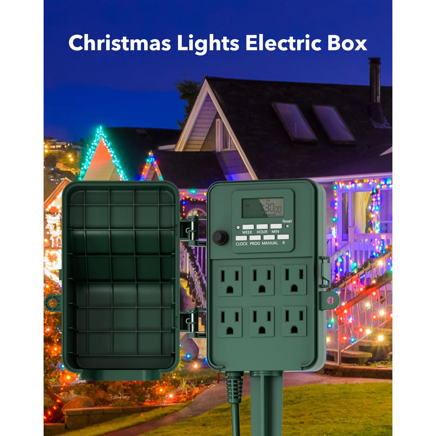 Temporizador Digital Exterior BN-LINK BNC-U3S 6 Salidas 1.83m