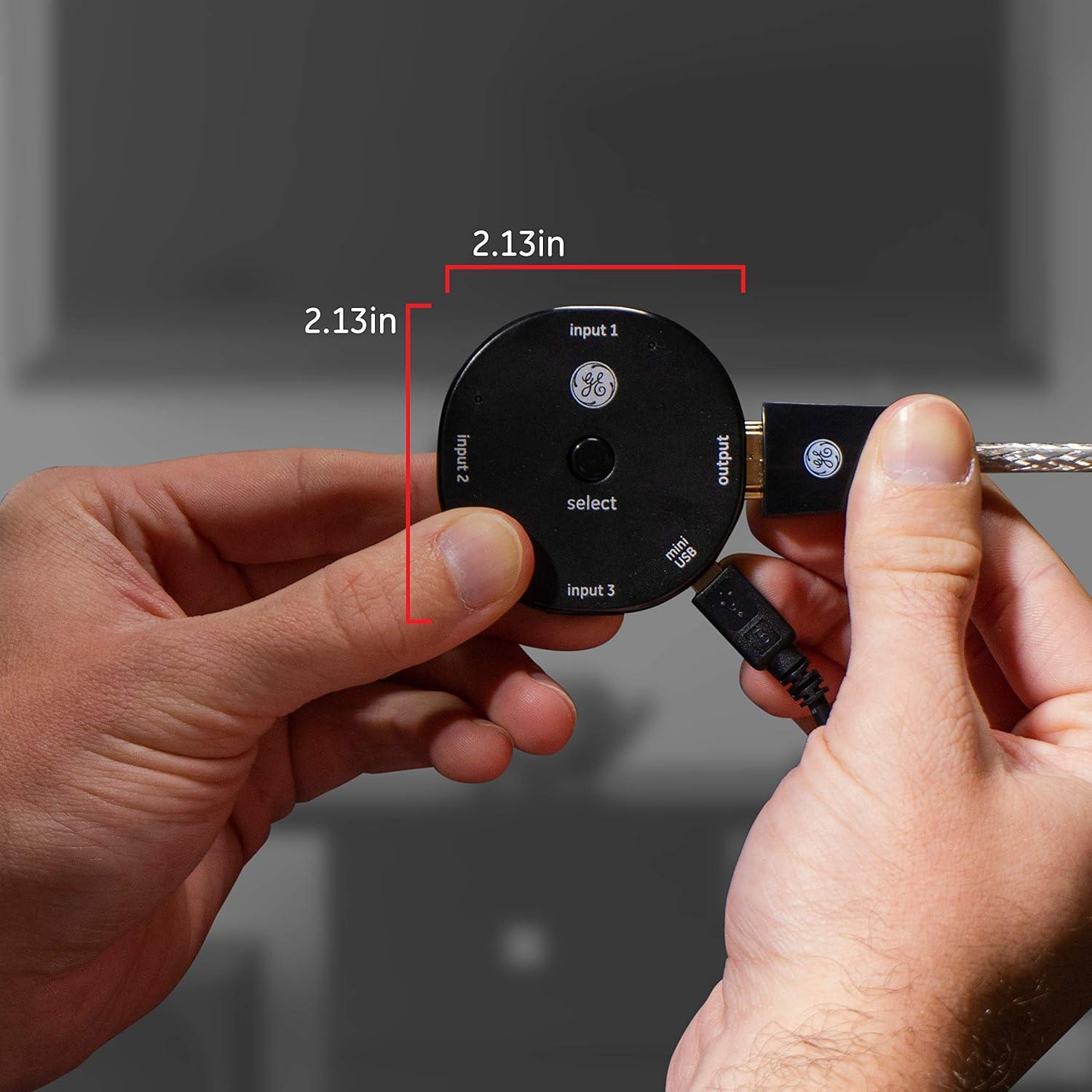 Interruptor HDMI 3 Puertos GE 4K Ultra HD 33624