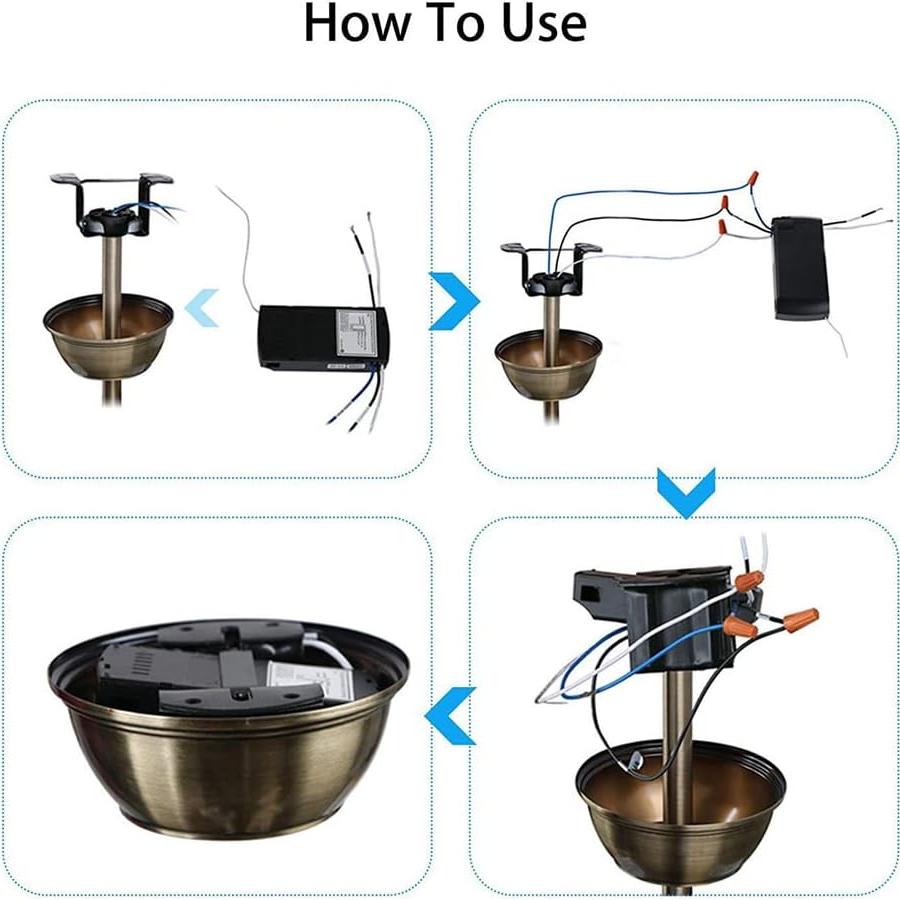 Control Remoto Universal WiFi QIACHIP para Ventilador de Techo