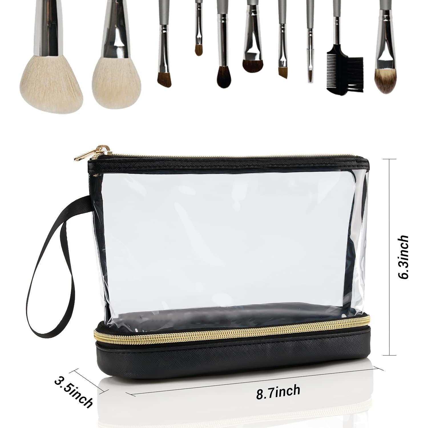 Bolsa de Maquillaje de Viaje Etérea Transparente para Mujeres