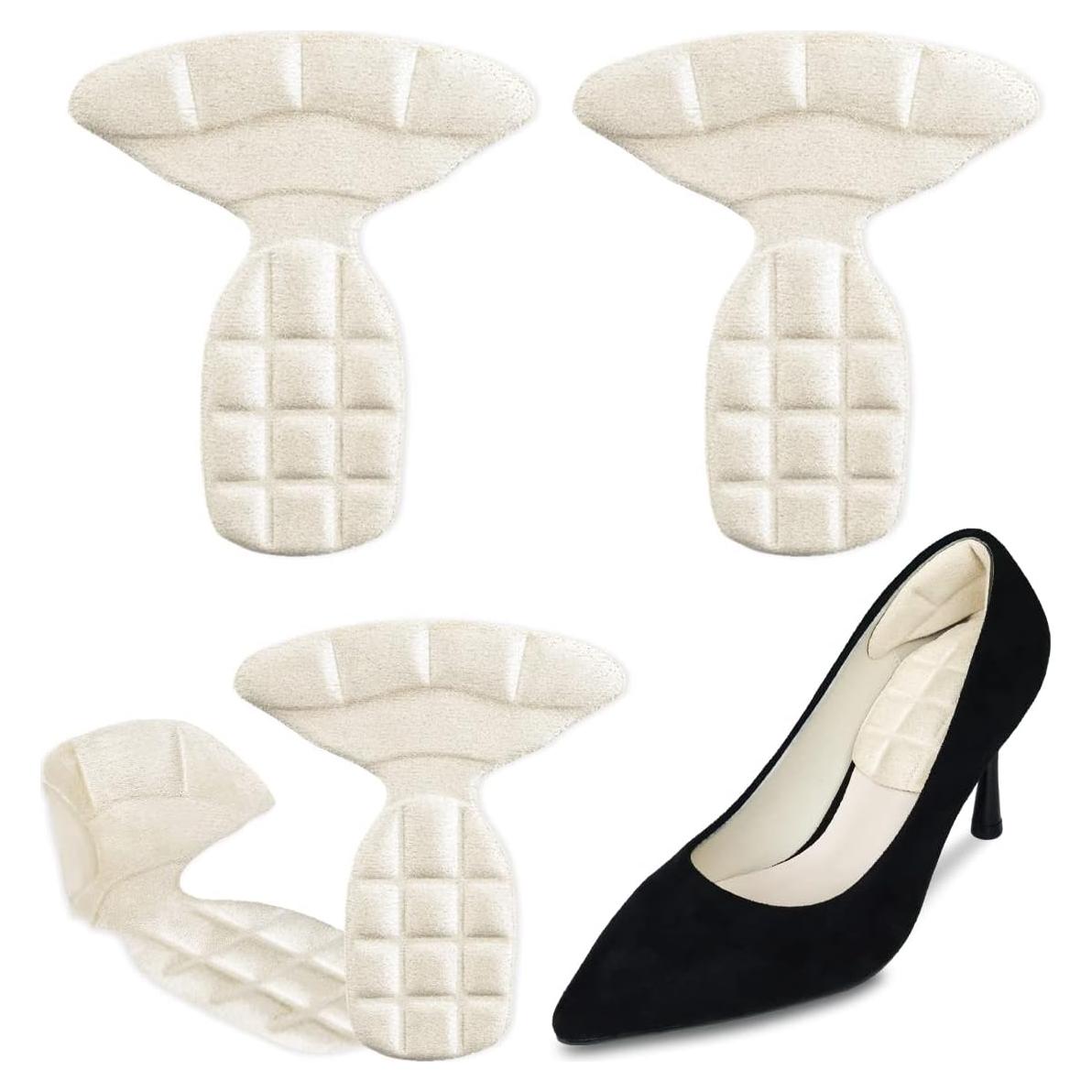 Empuñaduras de Talón SQHT para Zapatos de Mujer - 2 Pares Beige