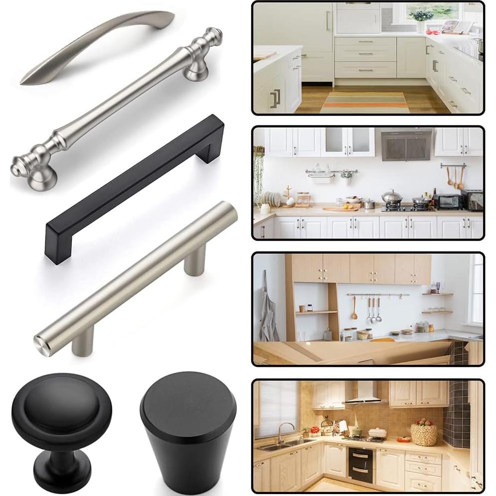 Plantilla de Hardware de Gabinete King&Charles con Brocas de Madera