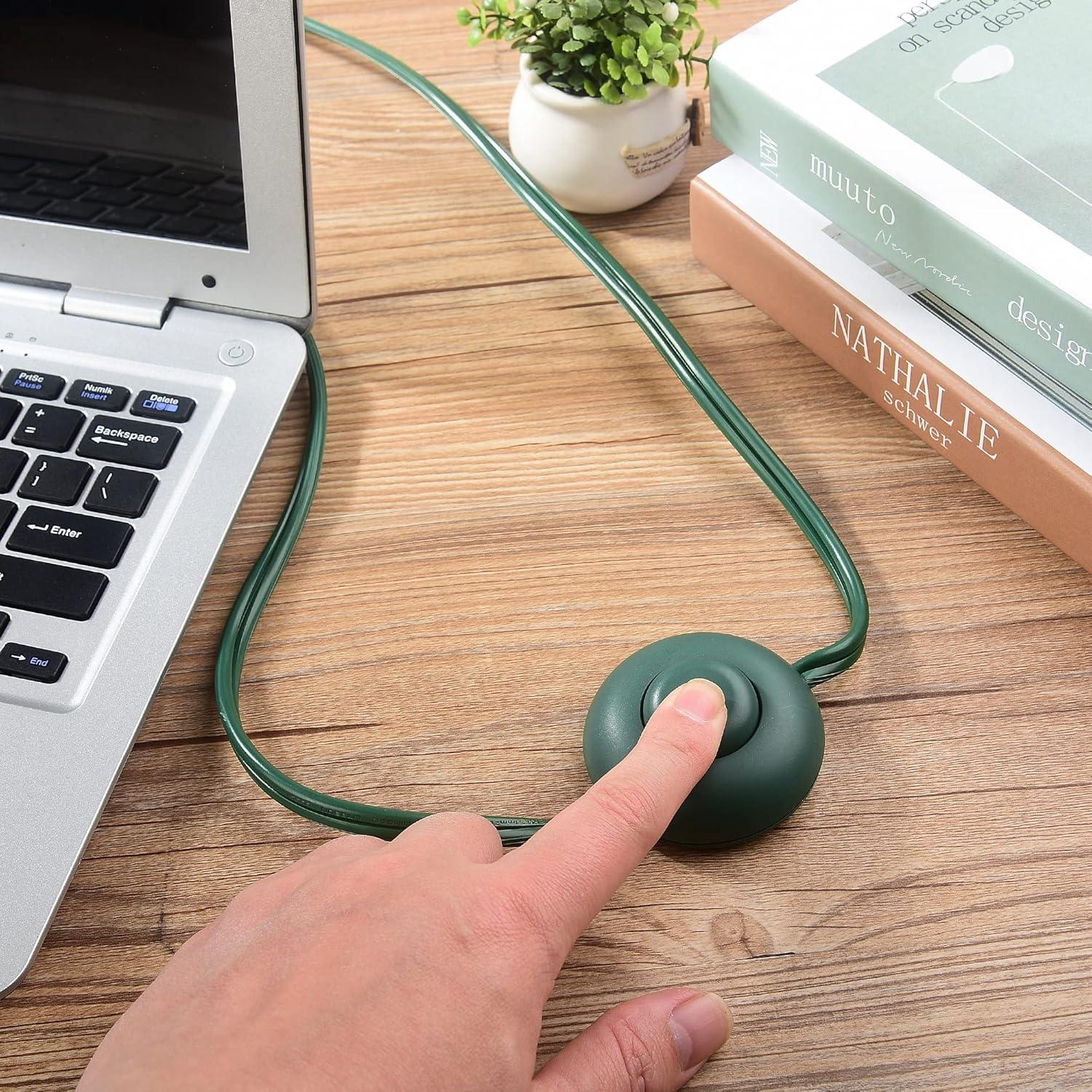 Cable de Extensión 3 Salidas Verde Cable Matters 3.05m con Interruptor