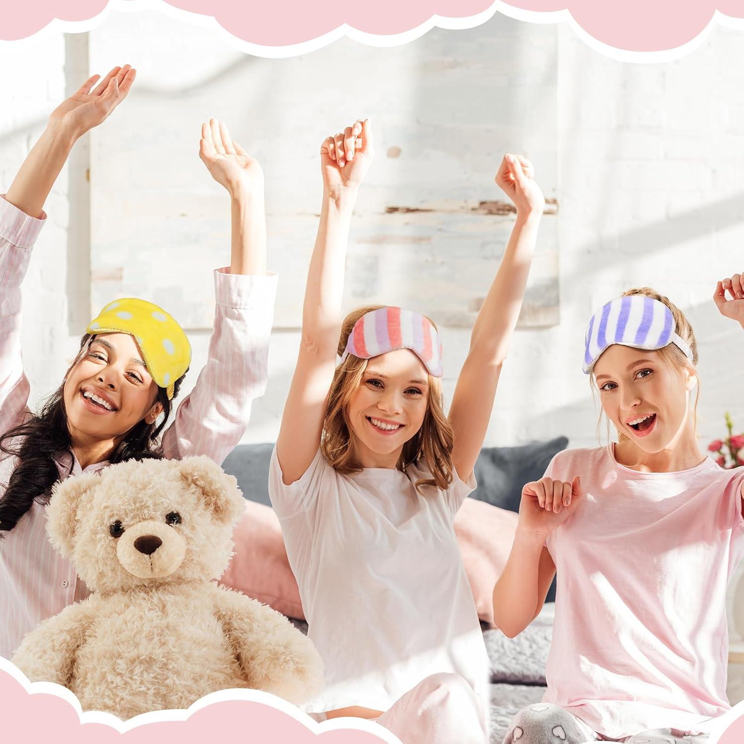 Xuhal 24 Piezas Suministros de Spa Diademas y Máscaras