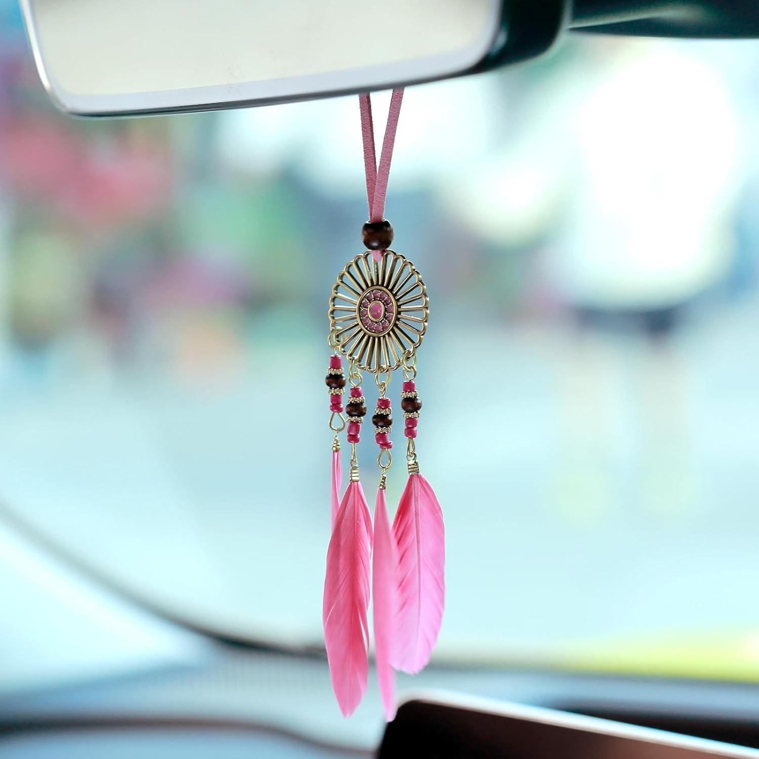 Set de 8 Atrapa Sueños Colgantes Ygmoner 30cm Múltiples Colores