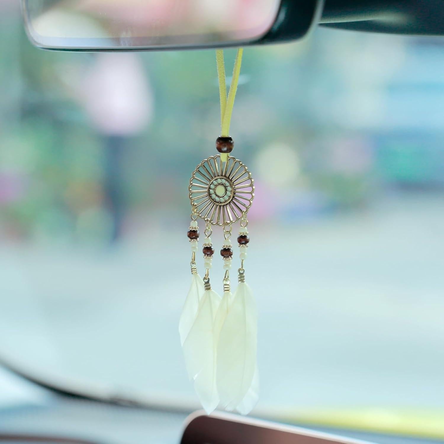 Set de 8 Atrapa Sueños Colgantes Ygmoner 30cm Múltiples Colores