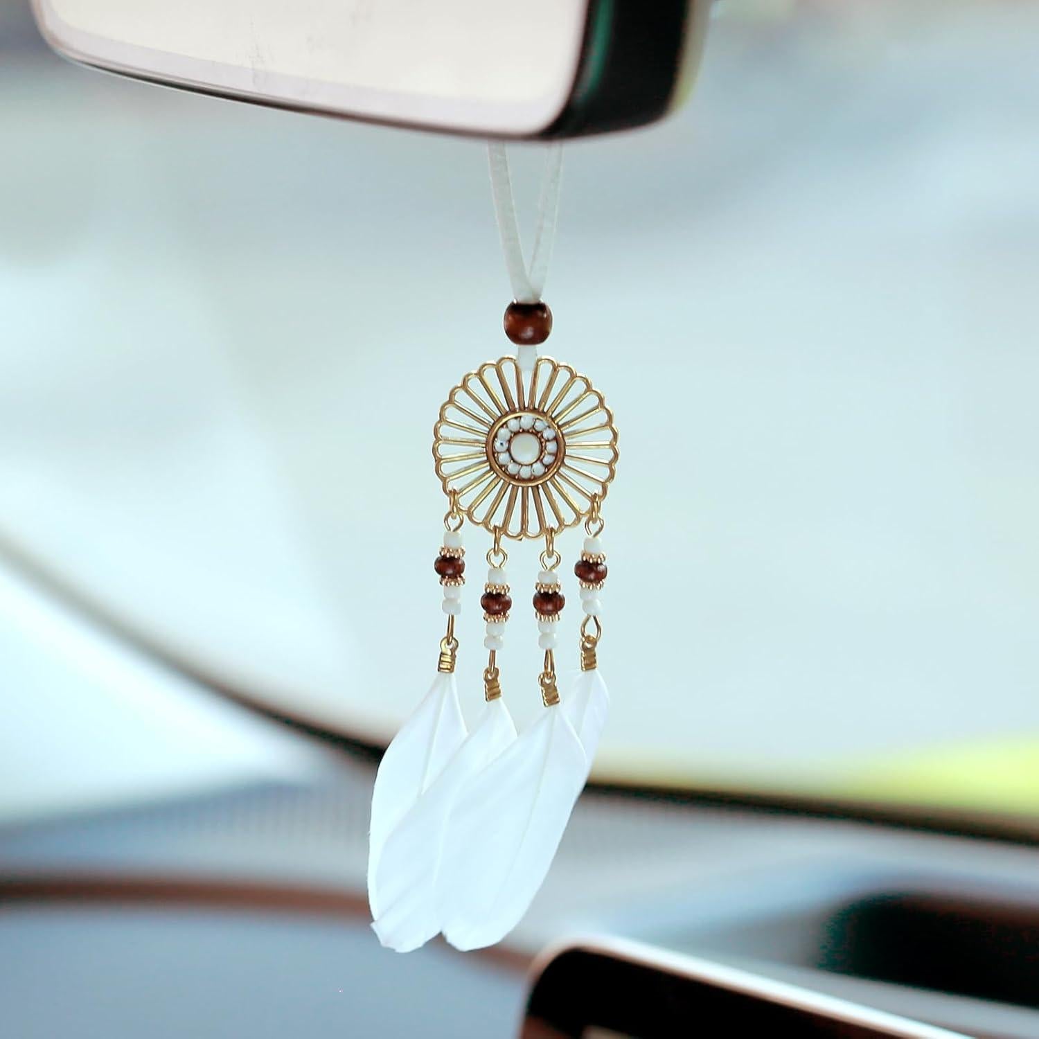 Set de 8 Atrapa Sueños Colgantes Ygmoner 30cm Múltiples Colores