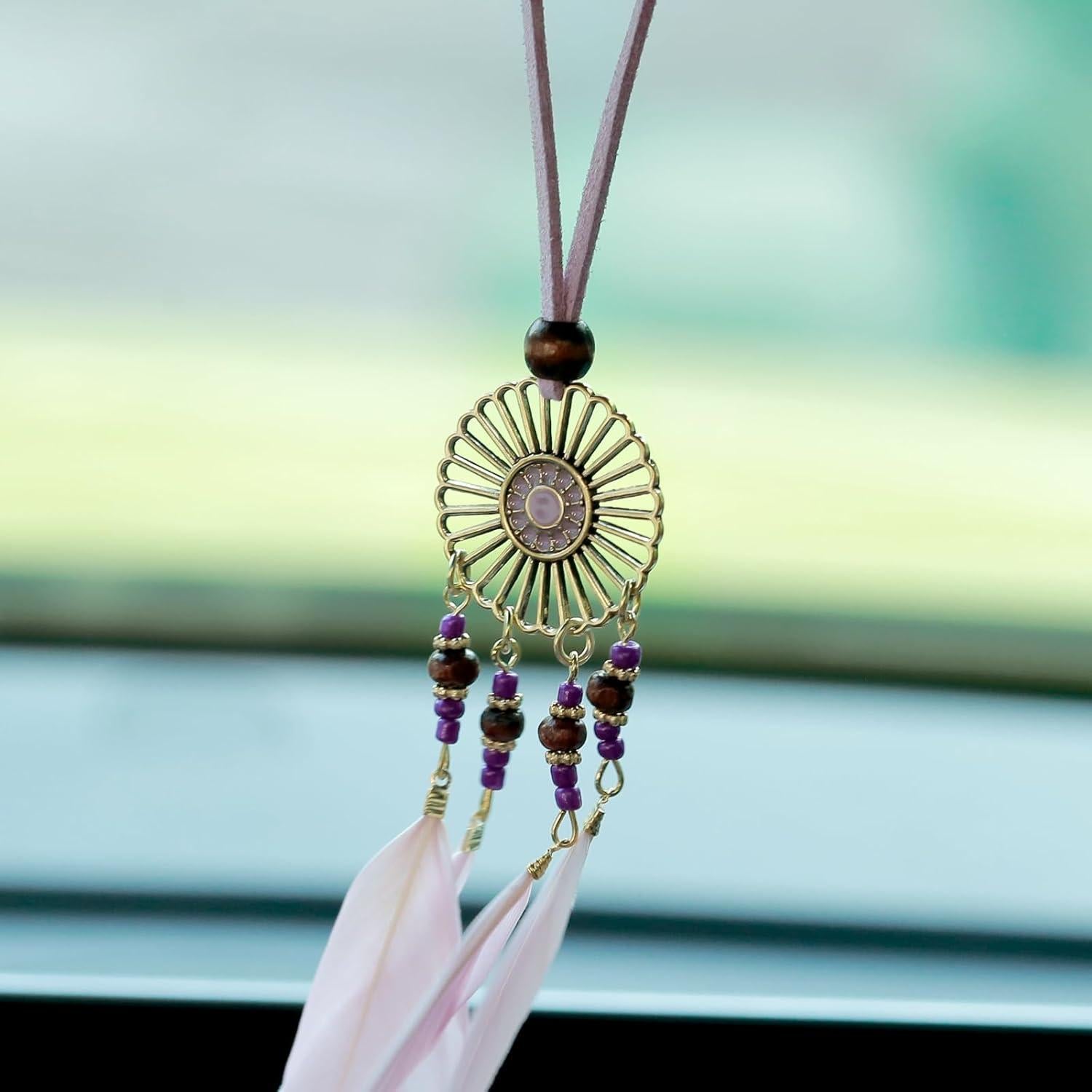 Set de 8 Atrapa Sueños Colgantes Ygmoner 30cm Múltiples Colores