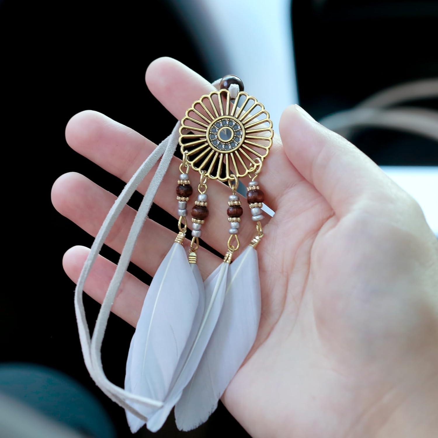 Set de 8 Atrapa Sueños Colgantes Ygmoner 30cm Múltiples Colores