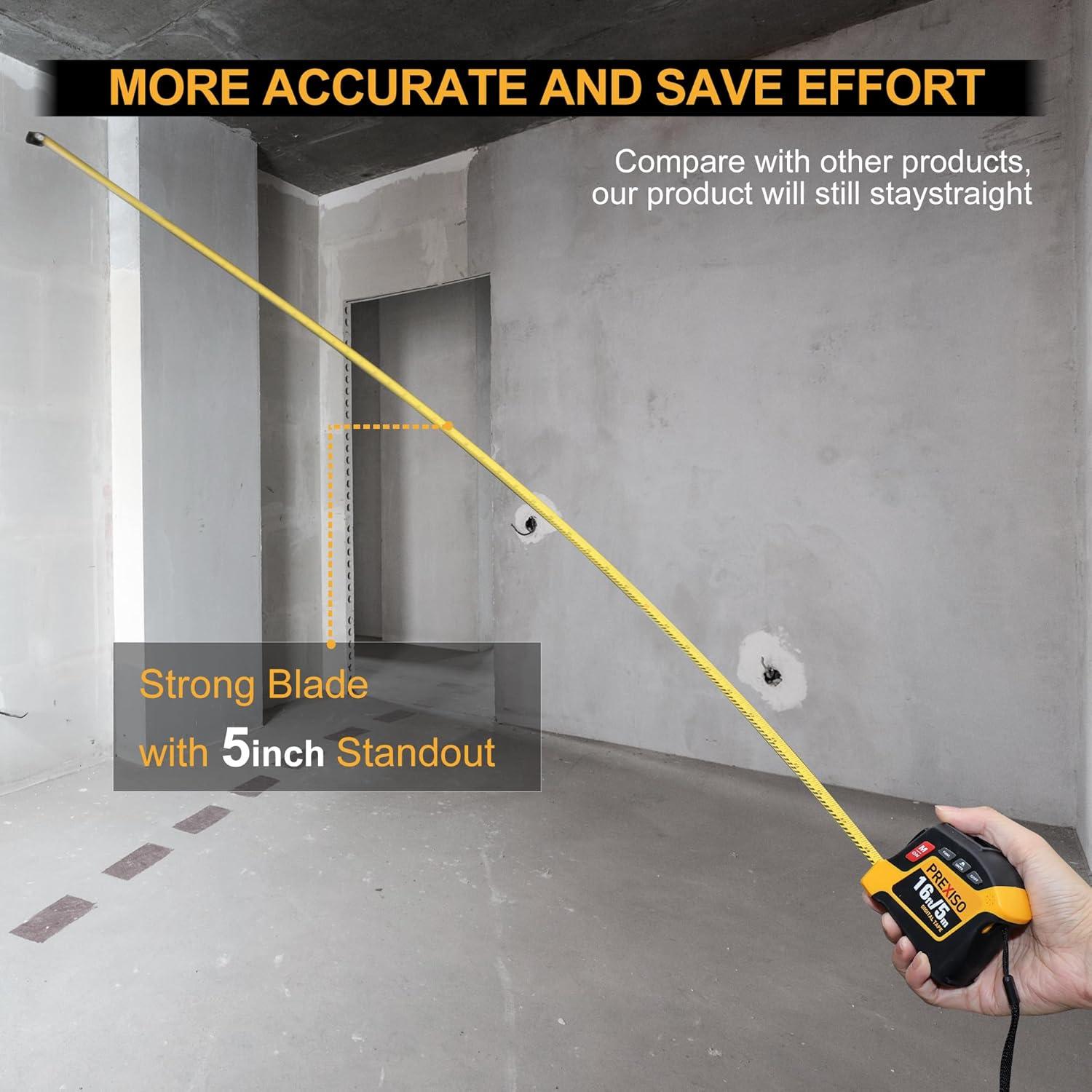 Cinta Métrica Digital PREXISO 4.88m - Herramienta de Medición